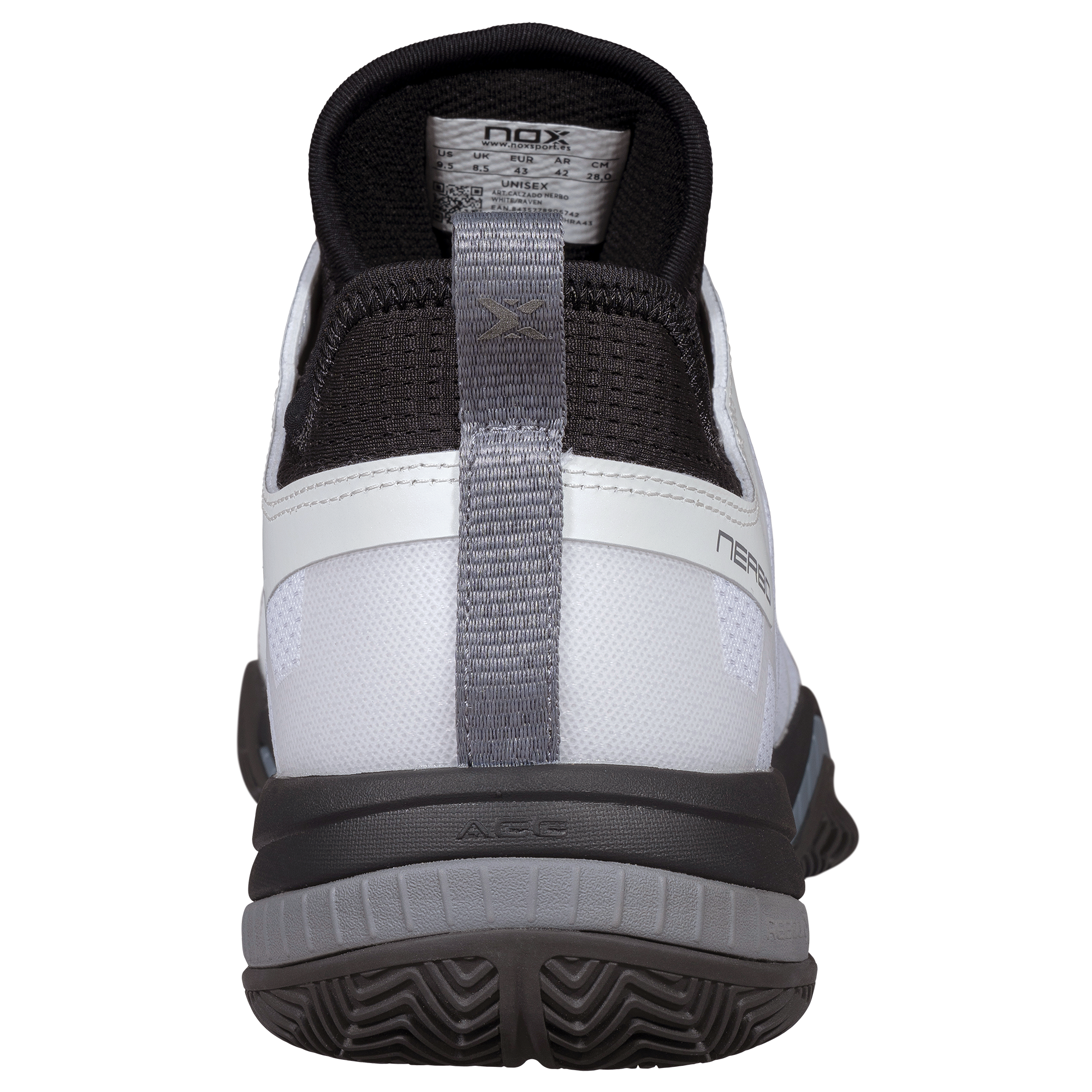 NERBO WHITE/RAVEN men's shoes