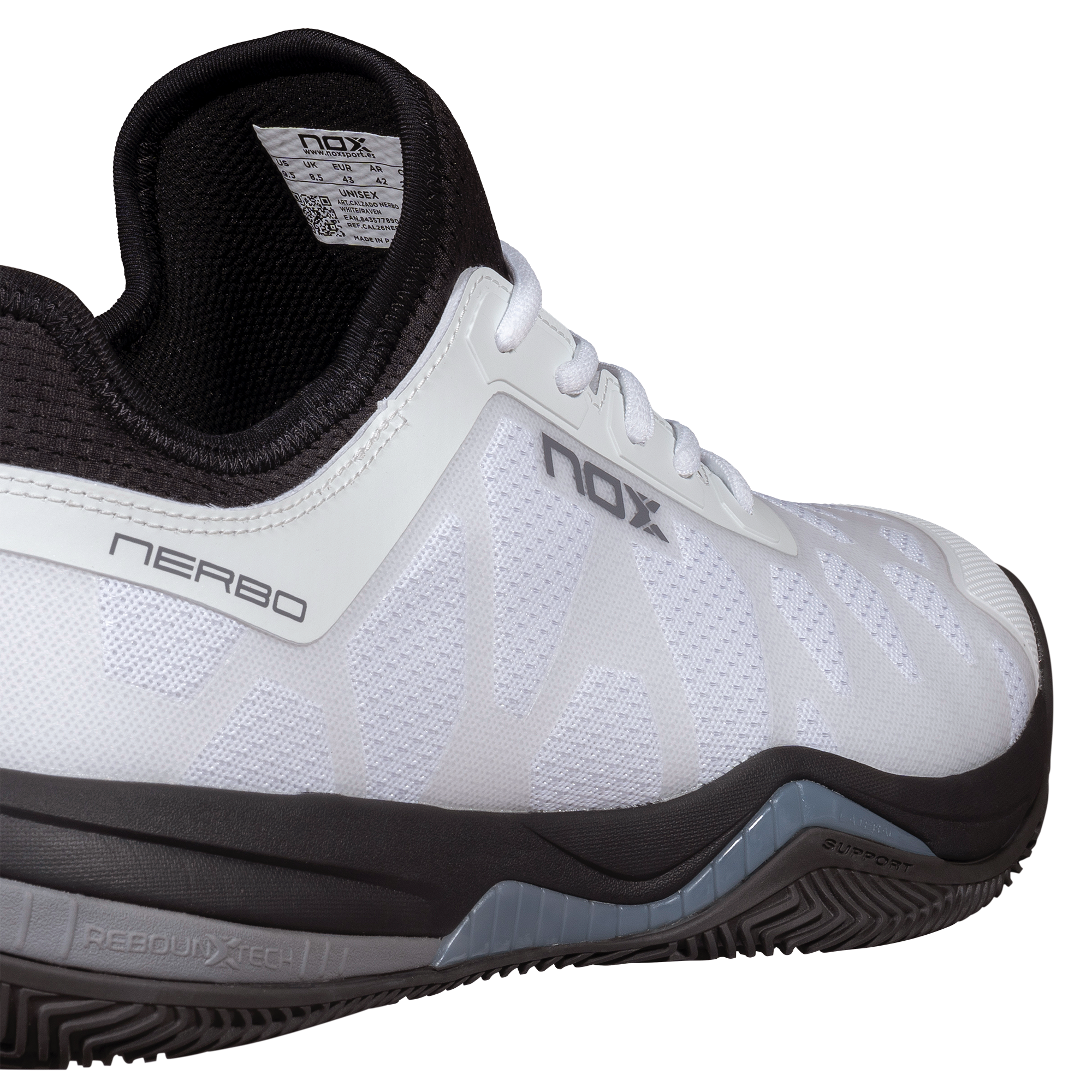 NERBO WHITE/RAVEN men's shoes