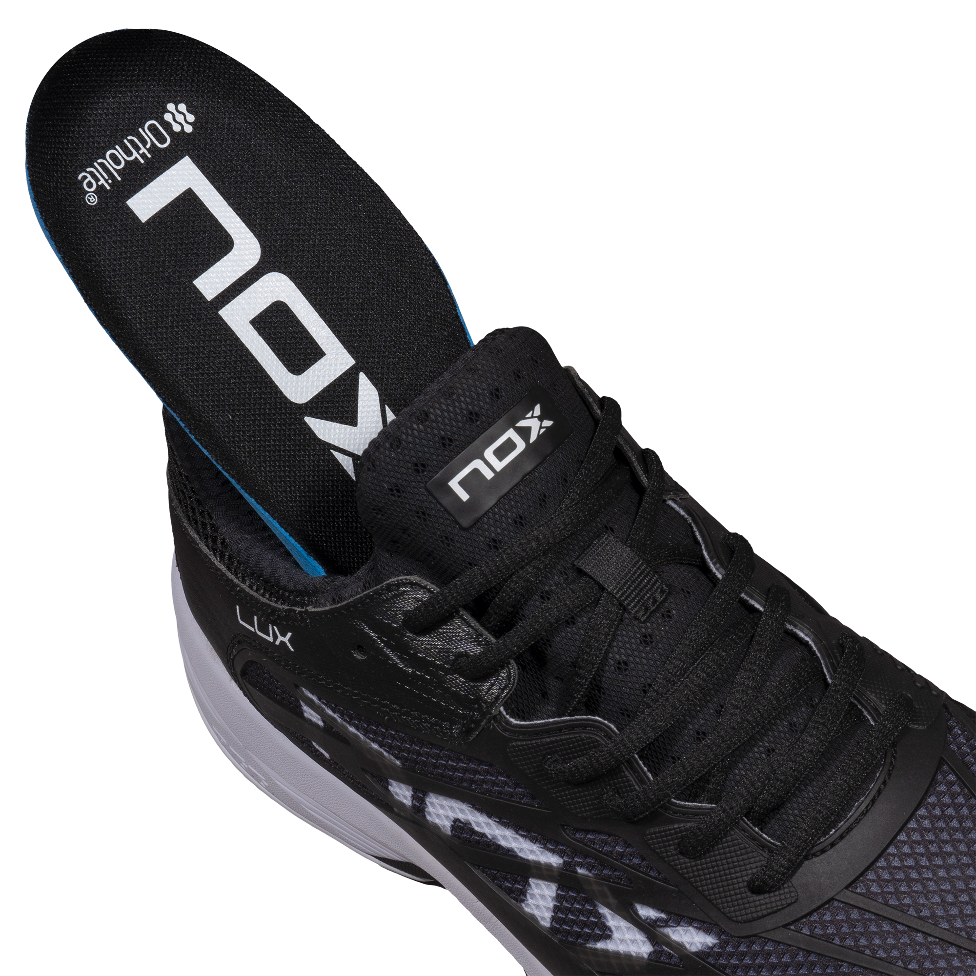 NOX AT10 LUX BLACK/WHITE vyriški padelio batai
