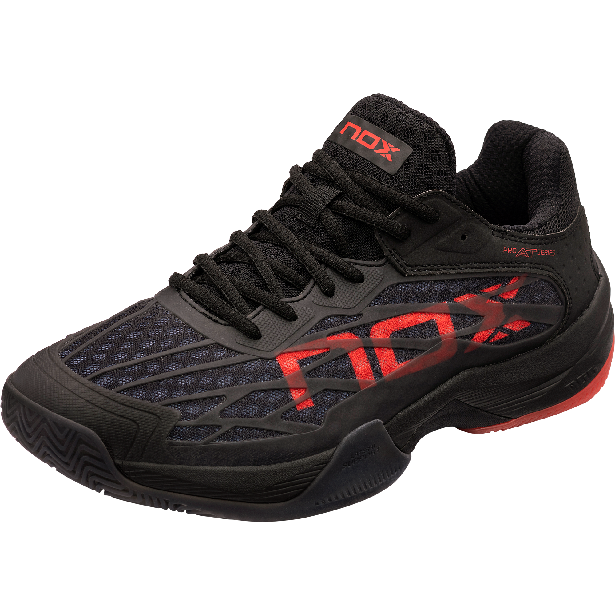 NOX AT10 LUX BLACK/RED padel shoes