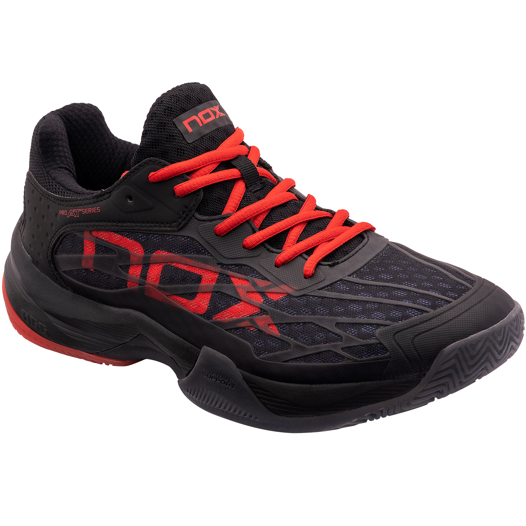 NOX AT10 LUX BLACK/RED padel shoes