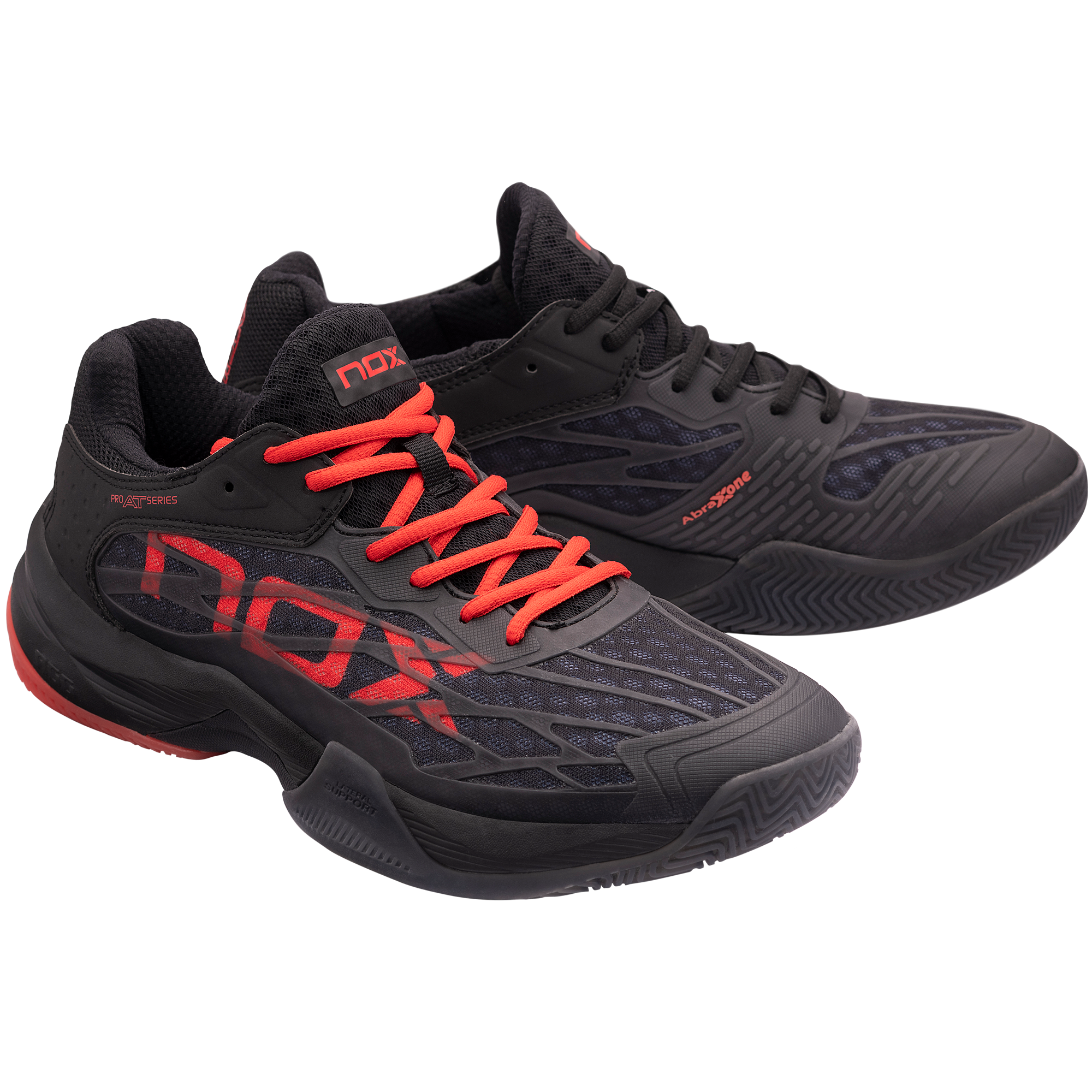 NOX AT10 LUX BLACK/RED padel shoes