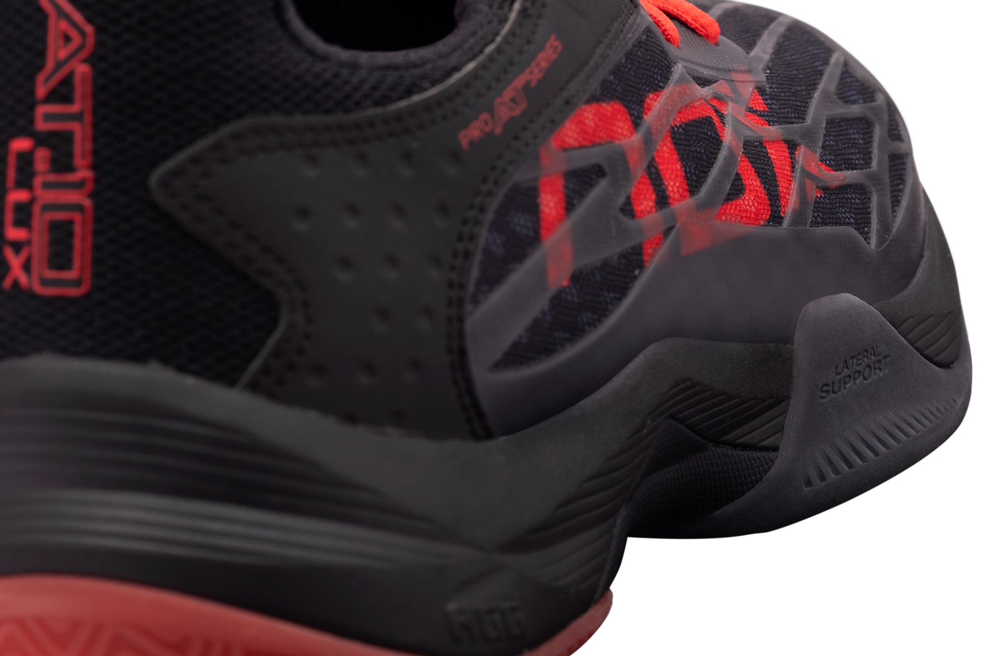 NOX AT10 LUX BLACK/RED padel shoes