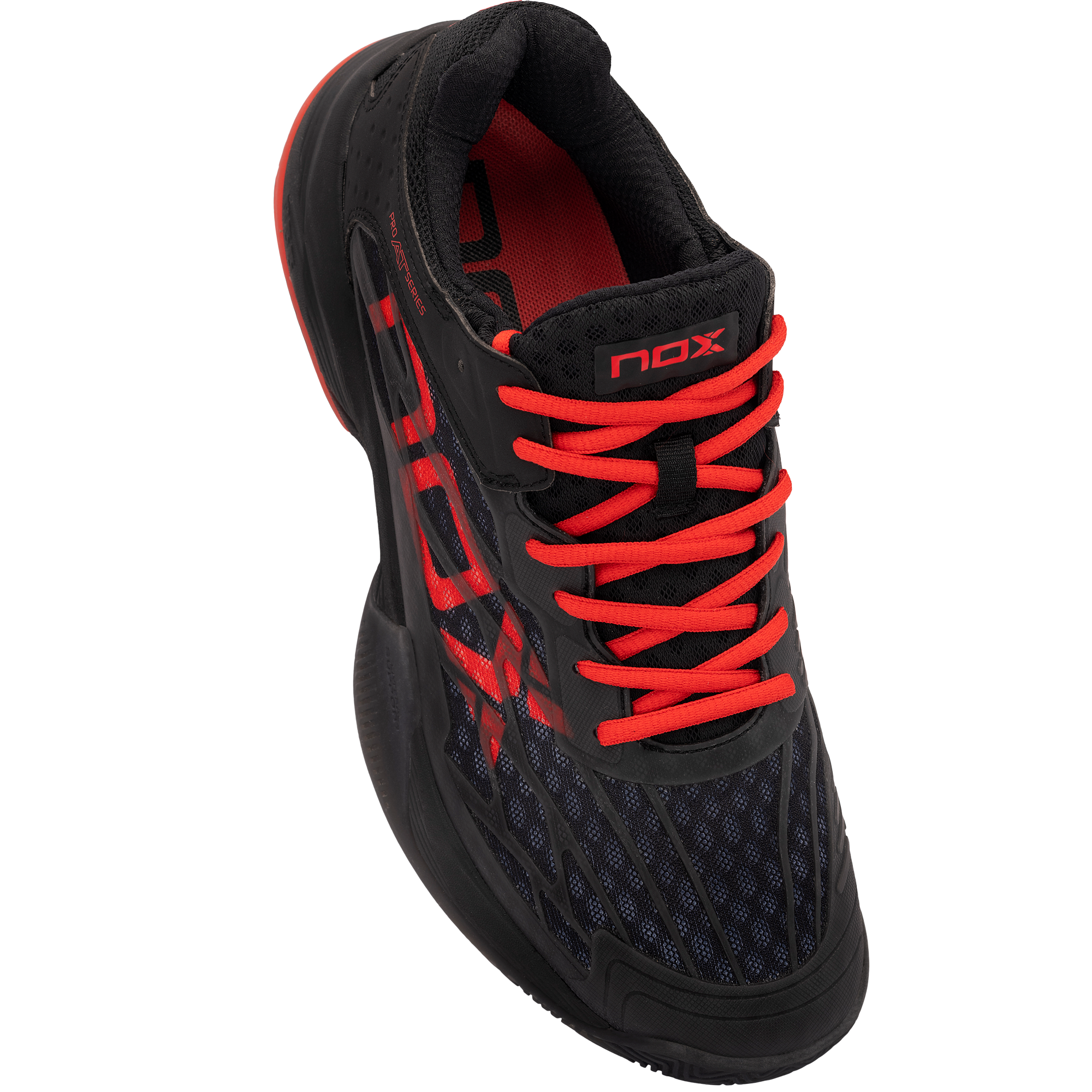 NOX AT10 LUX BLACK/RED padel shoes