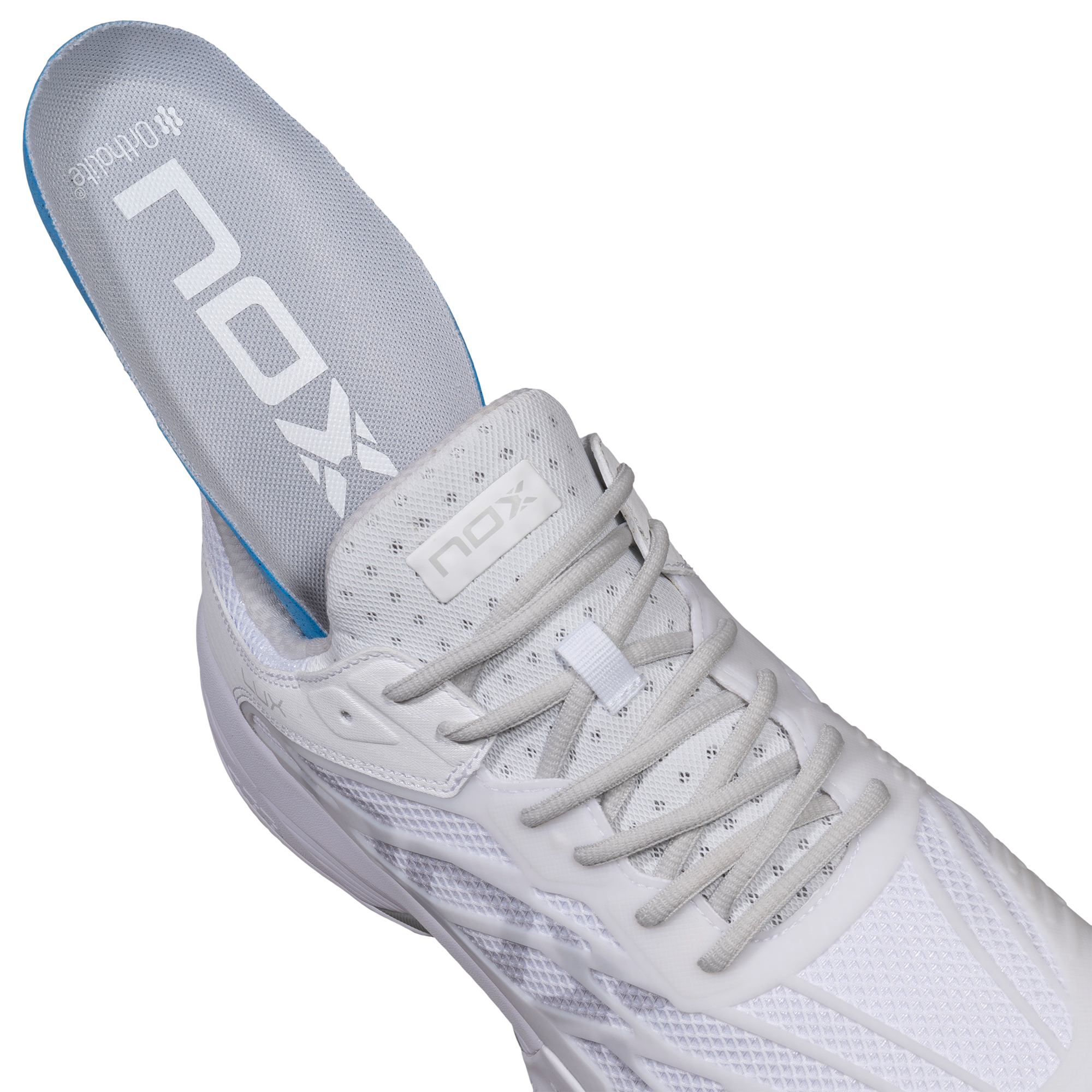 NOX AT10 LUX WHITE/GREY padelio batai