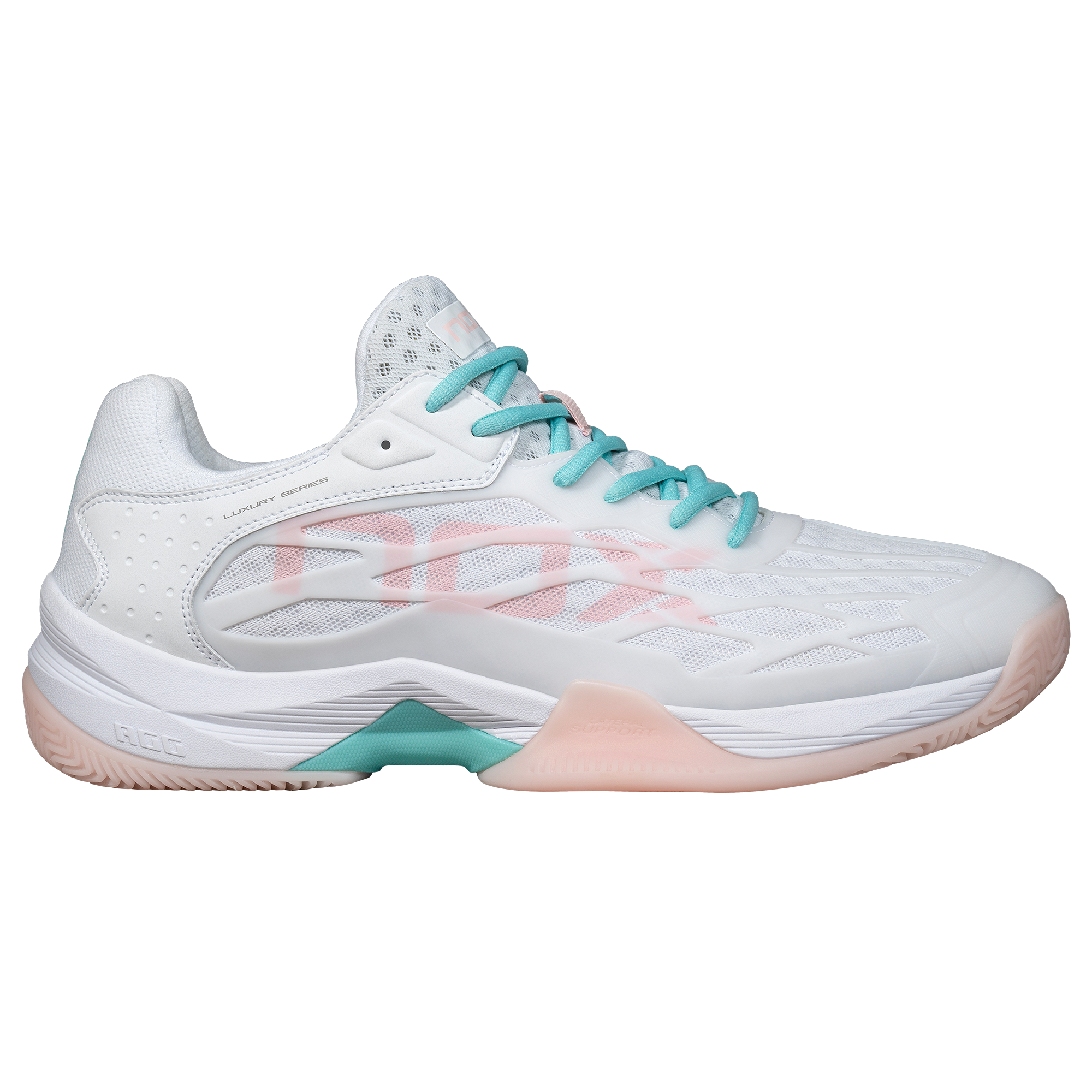 NOX AT10 LUX WHITE/POTPURRI platform shoes