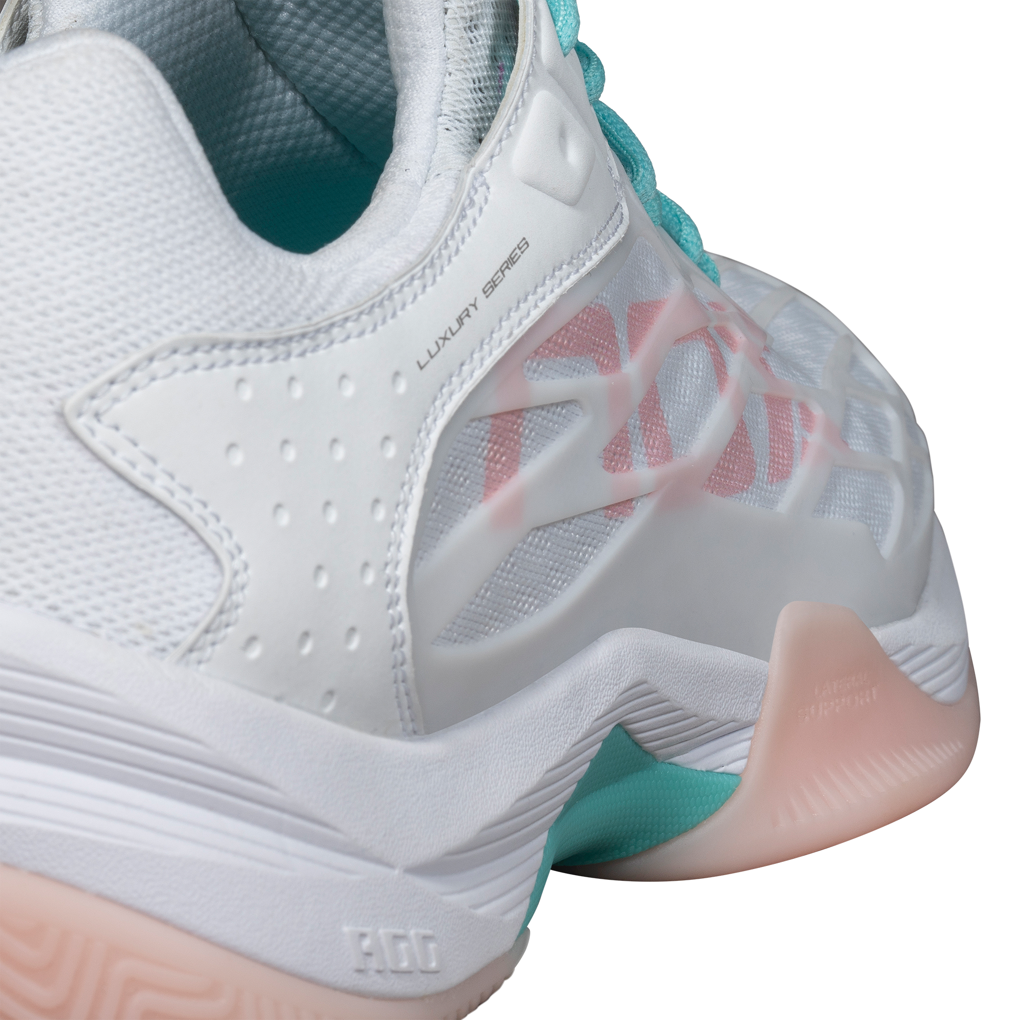 NOX AT10 LUX WHITE/POTPURRI platform shoes