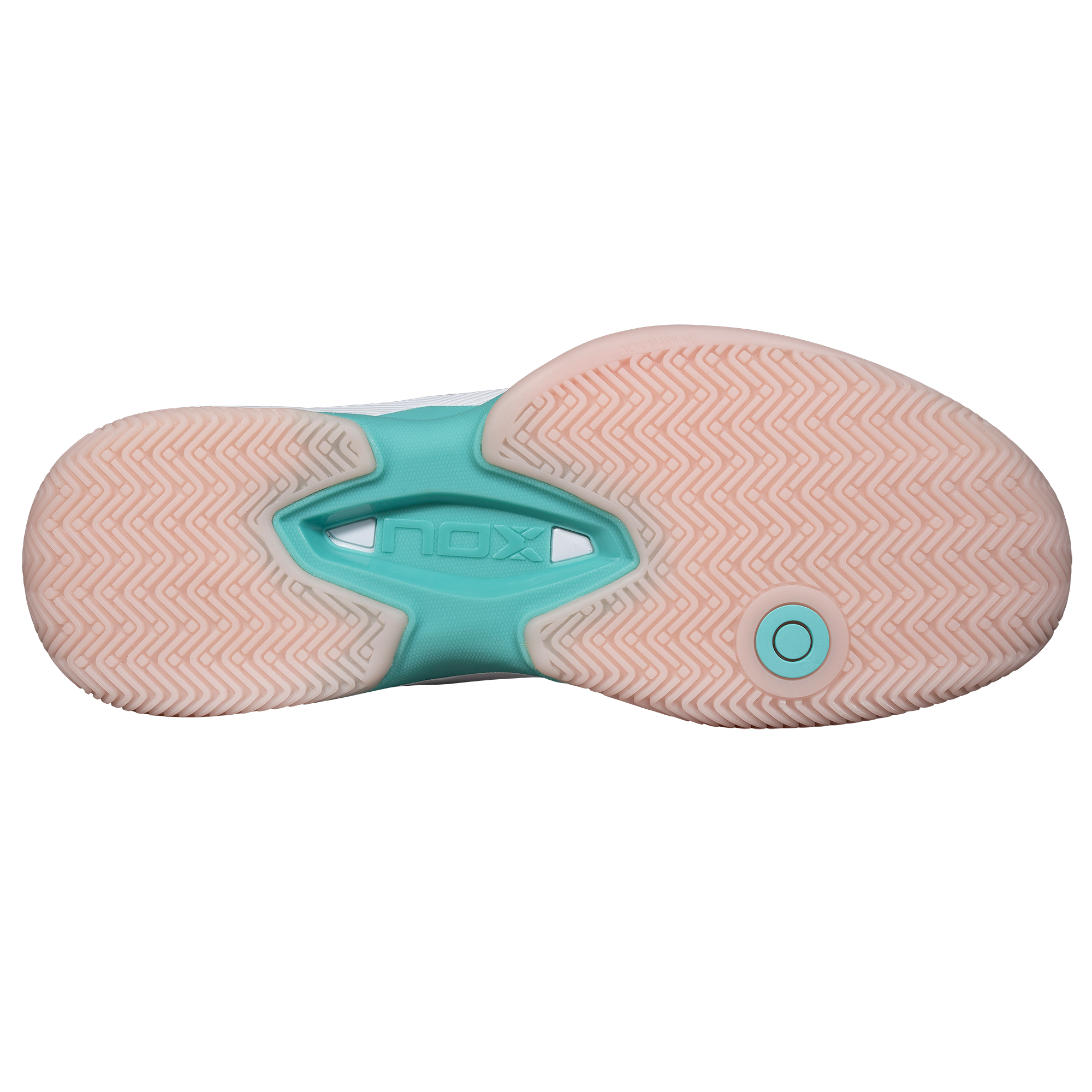 NOX AT10 LUX WHITE/POTPURRI platform shoes