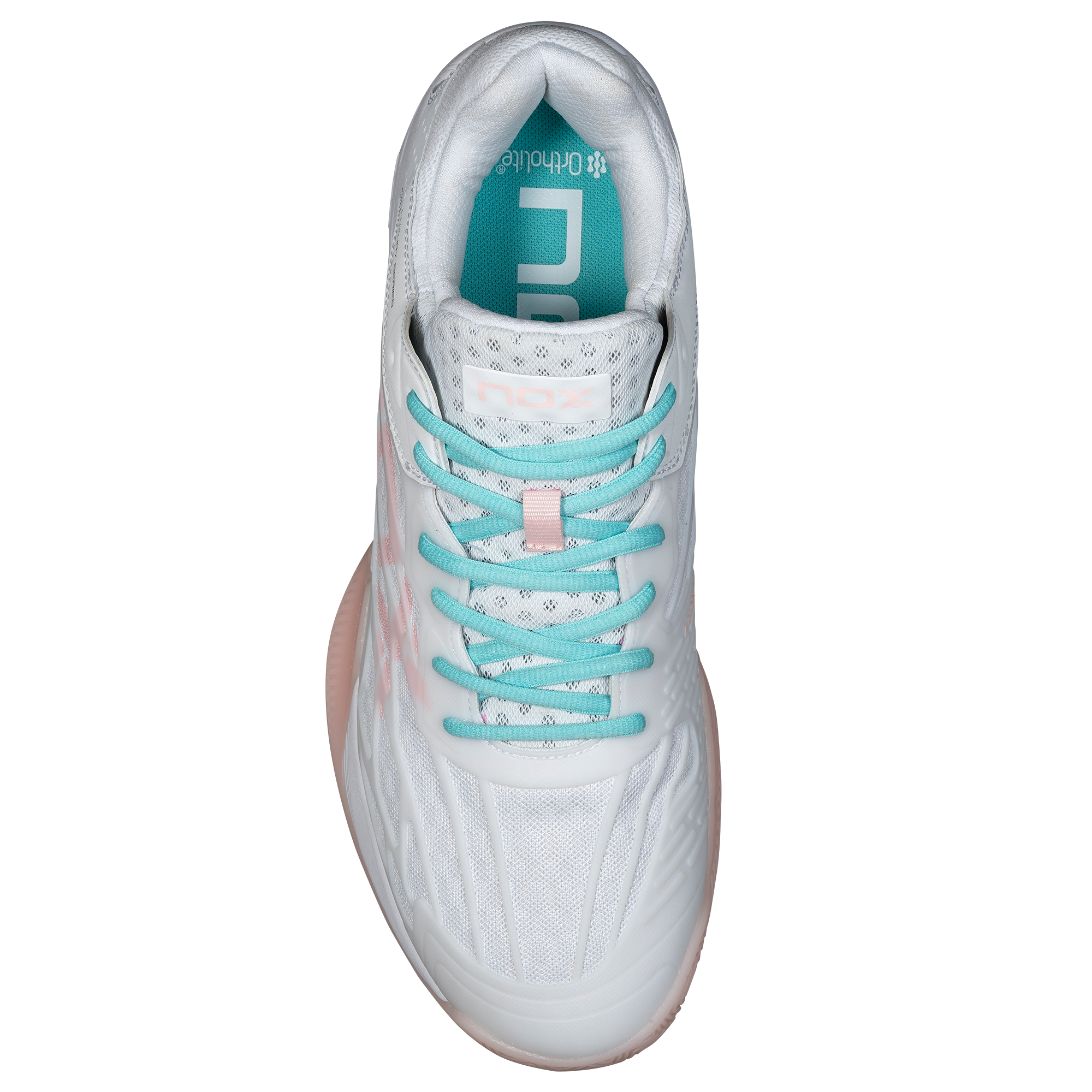 NOX AT10 LUX WHITE/POTPURRI platform shoes