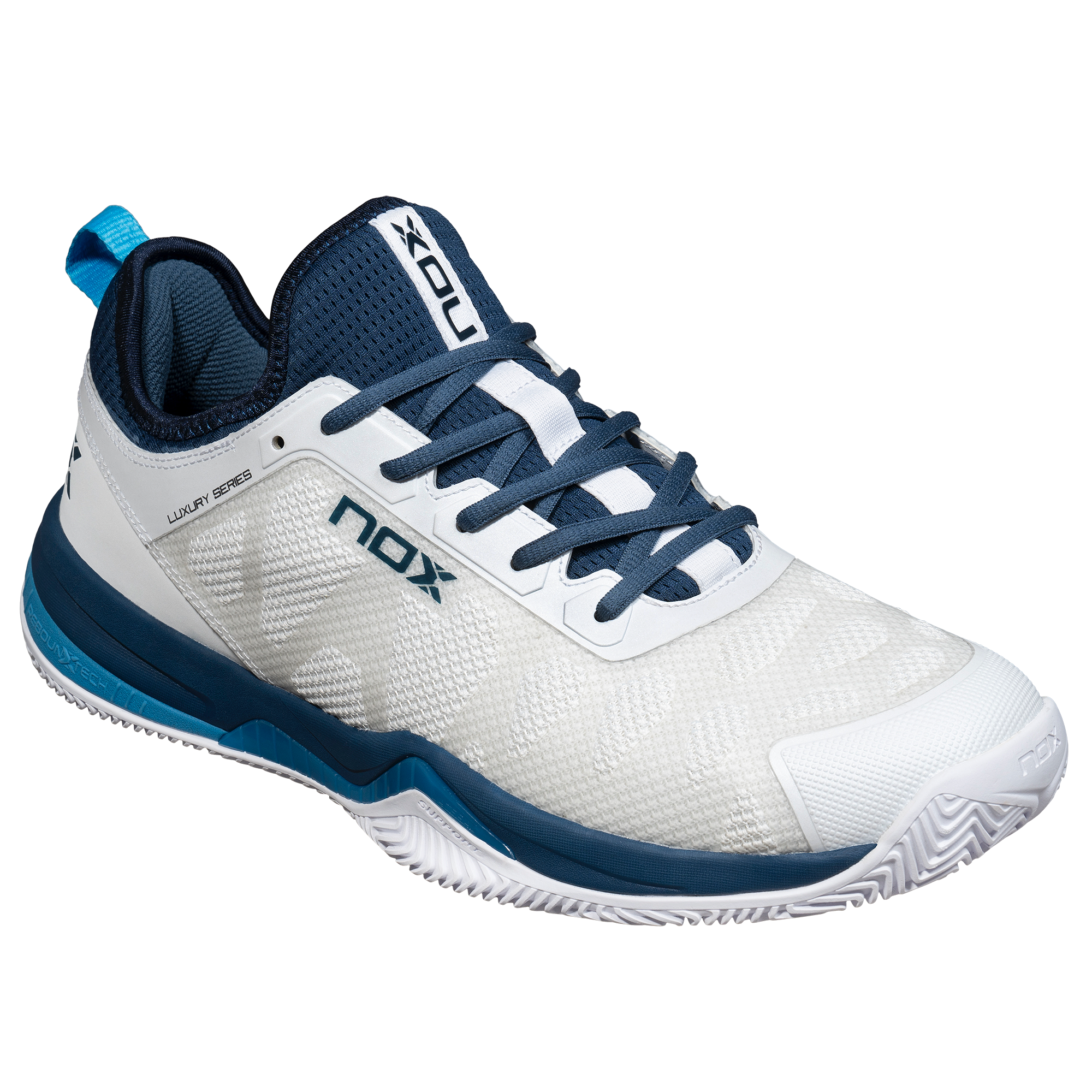 NOX NERBO WHITE/SWEDISH BLUE platform shoes