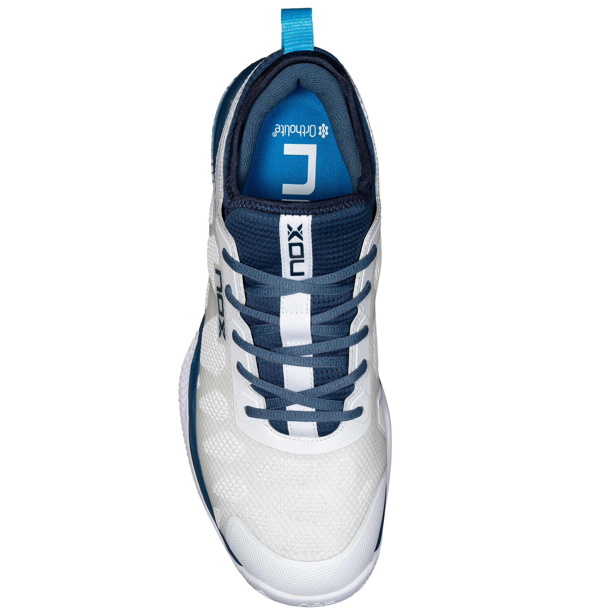 NOX NERBO WHITE/SWEDISH BLUE platform shoes