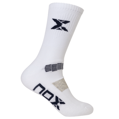 Padel socks NOX White Mid(39-45)