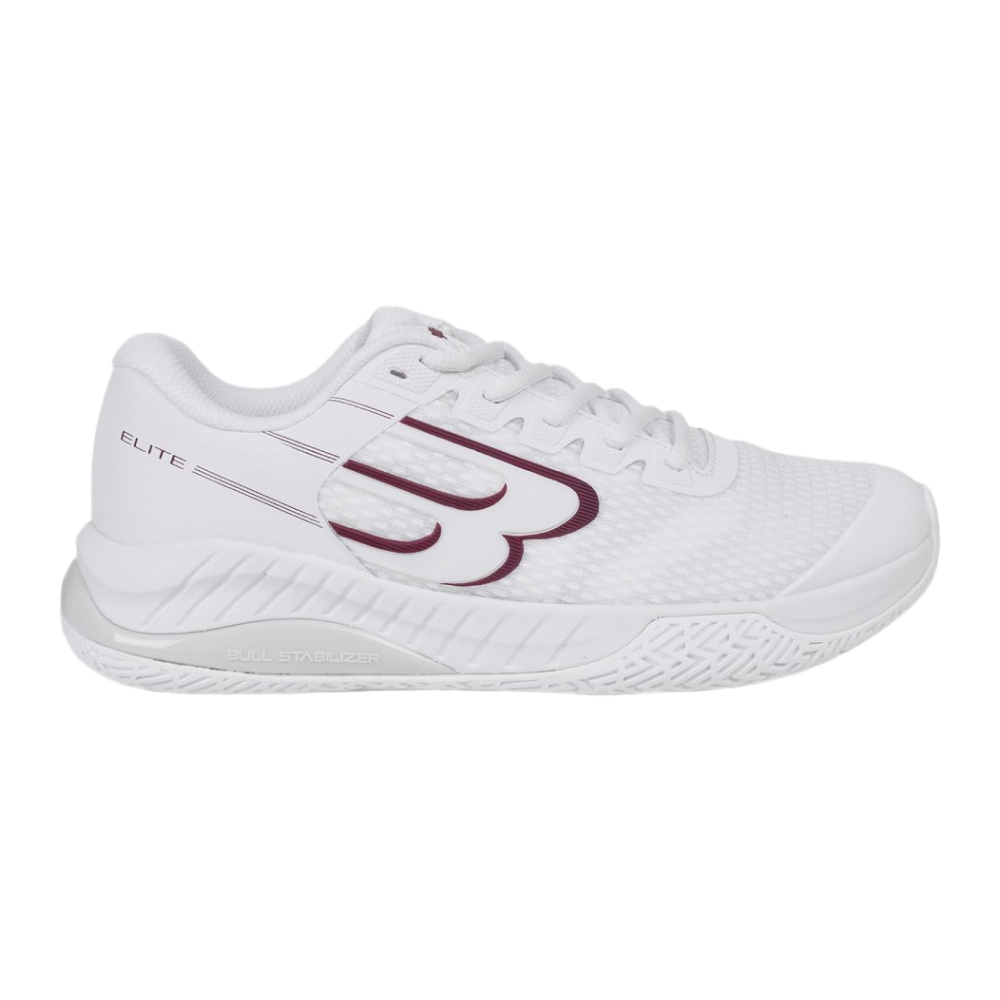 Bullpadel Elite 25I moteriški padelio batai (sp. balta/granatų logo)