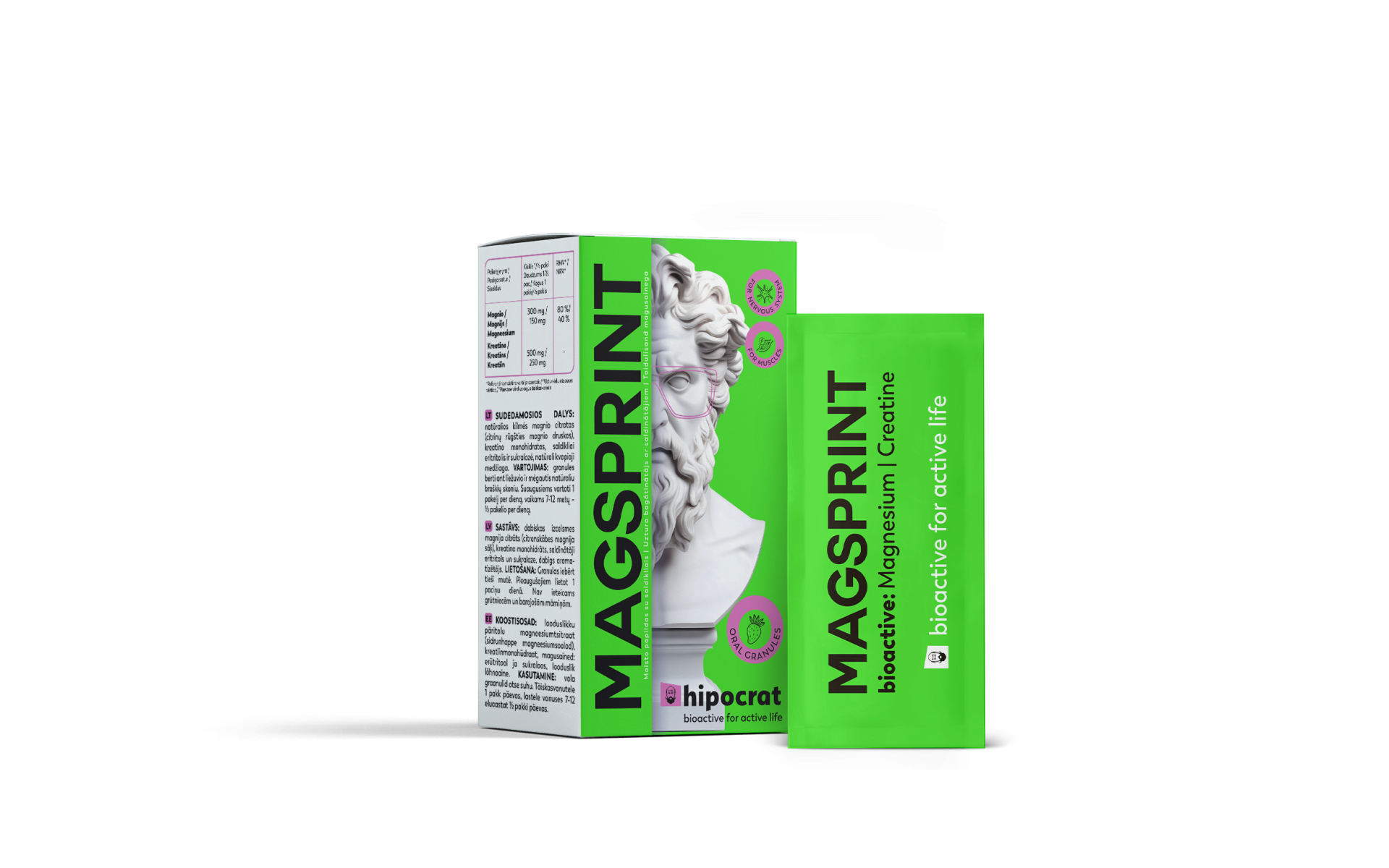 Hipocrat MAGSPRINT granules (14 packets)