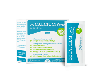 BioCalcium Forte 600mg (30 pakeliai)