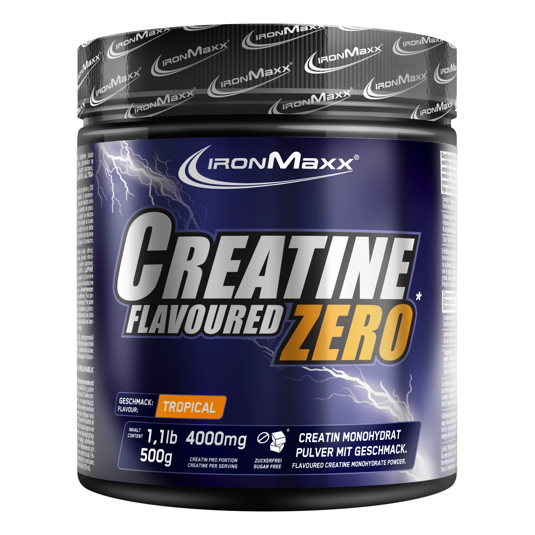 Ironmaxx Creatine Flavored Zero 500 g