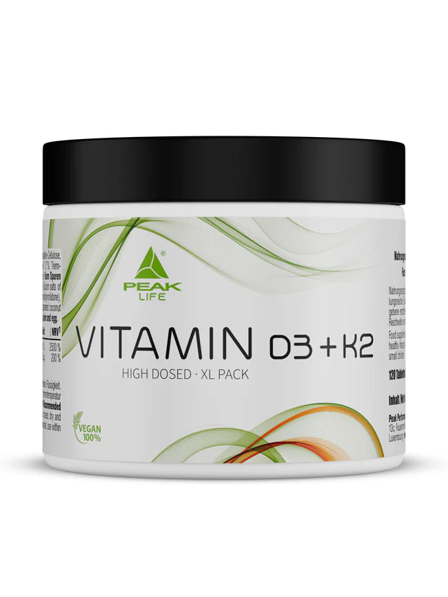 Peak Vitamin D3 + K2 120 tab