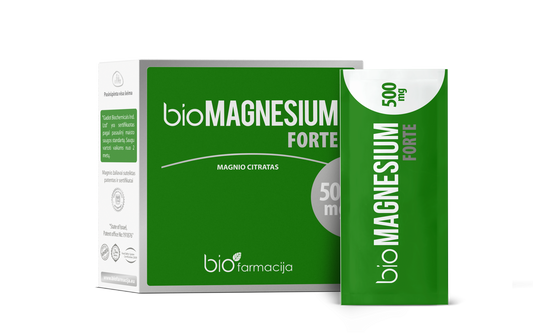 BioMagnesium 500 mg forte (30 pakeliai)