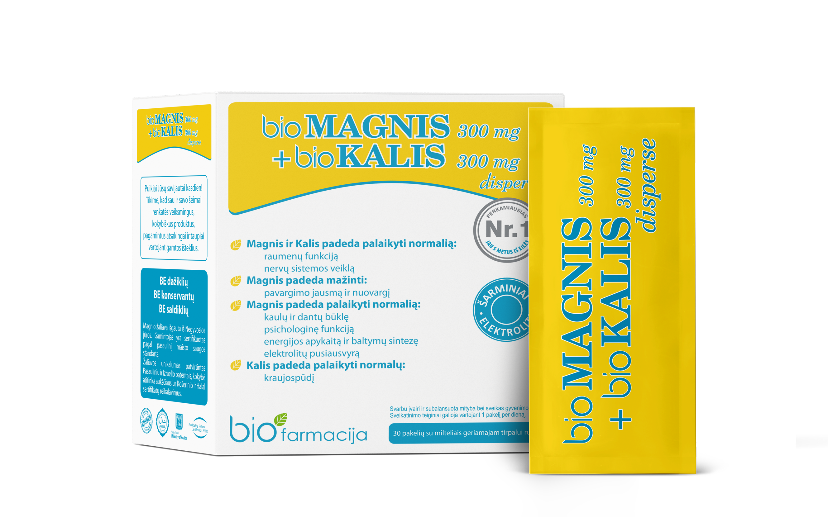 Biofarmacija BIOMAGNIS 300 MG + BIOKALIS 300 MG DISPERSE (30 pak.)