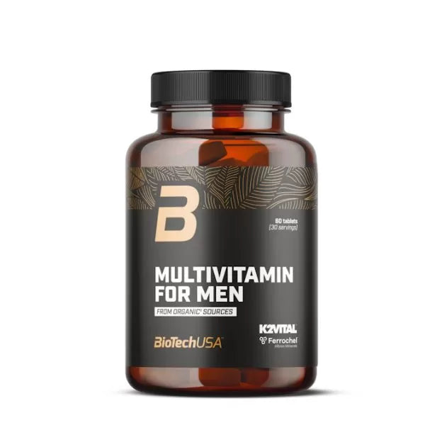 BioTech Multivitamin For Men from organic sources Multivitaminai vyrams (60 kaps.)