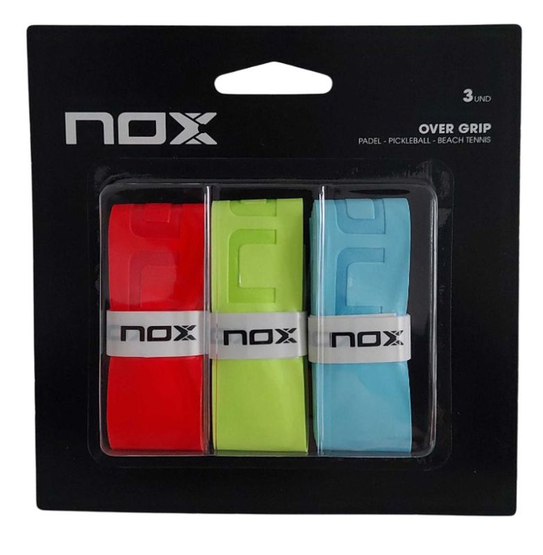 NOX PRO Overgrip Spalvoti (3vnt.)