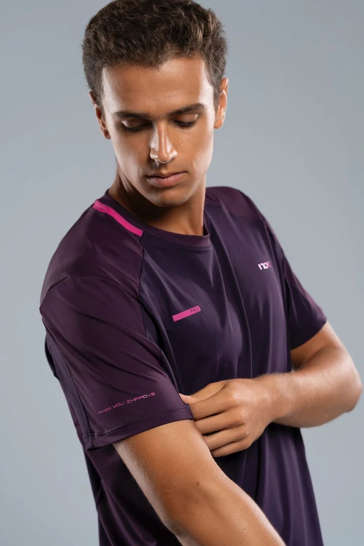 Nox Pro Blackberry vyriški padelio marškinėliai