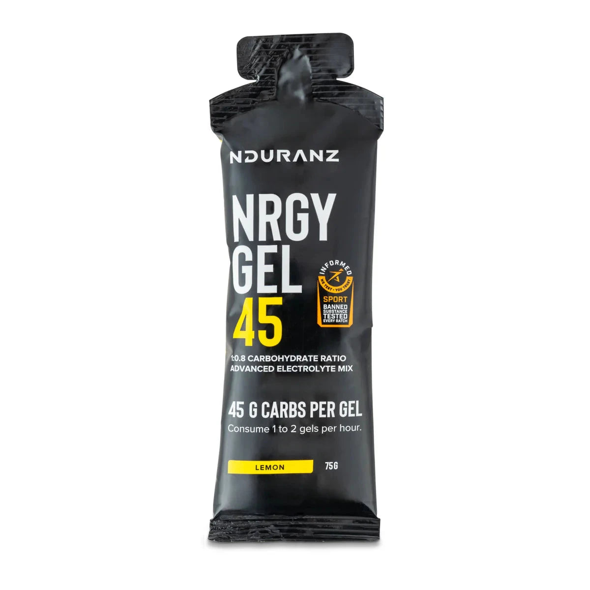 NDURANZ NRGY UNIT GEL 45G CARBS