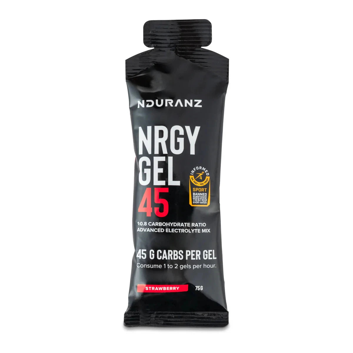 NDURANZ NRGY UNIT GEL 45G CARBS