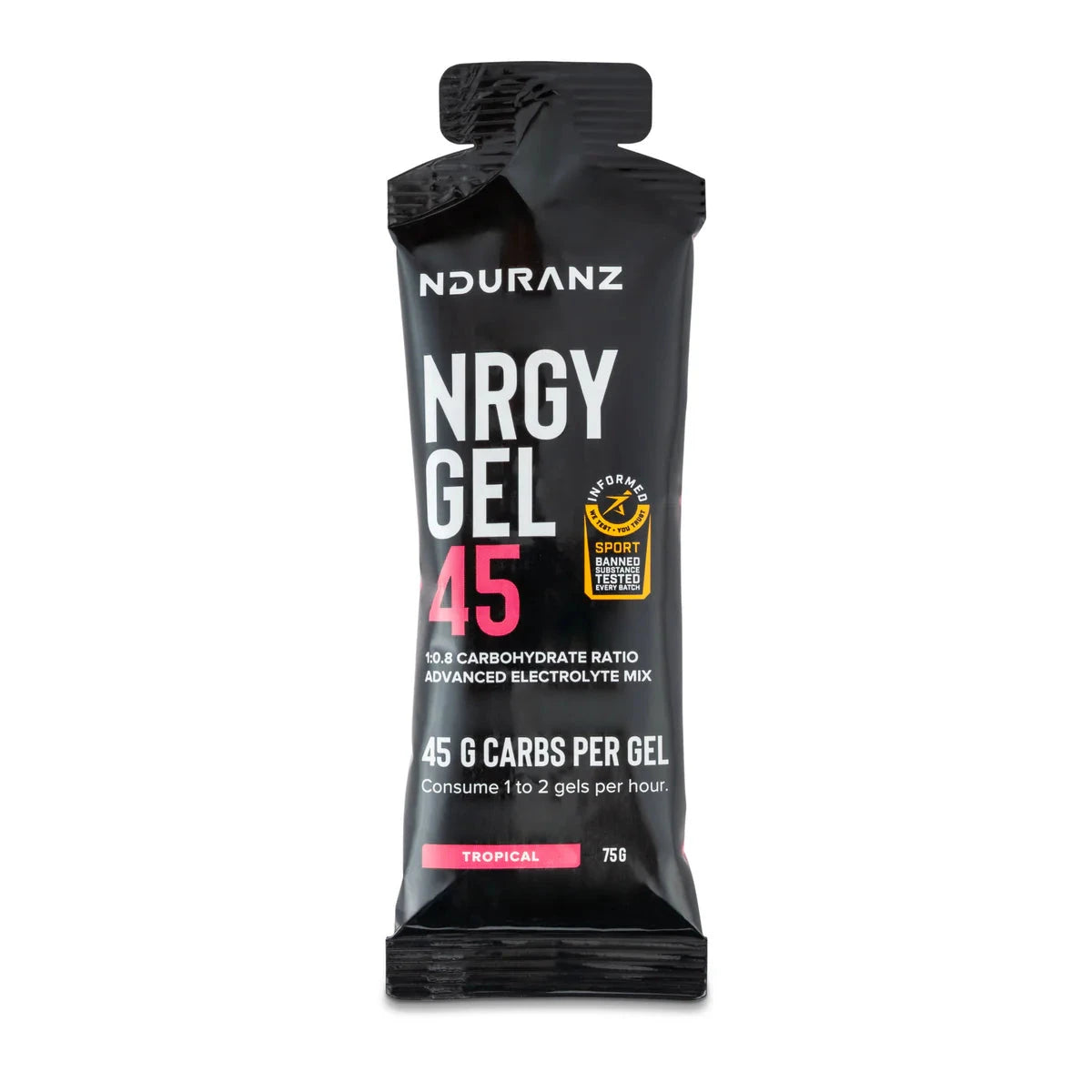 NDURANZ NRGY UNIT GEL 45G CARBS