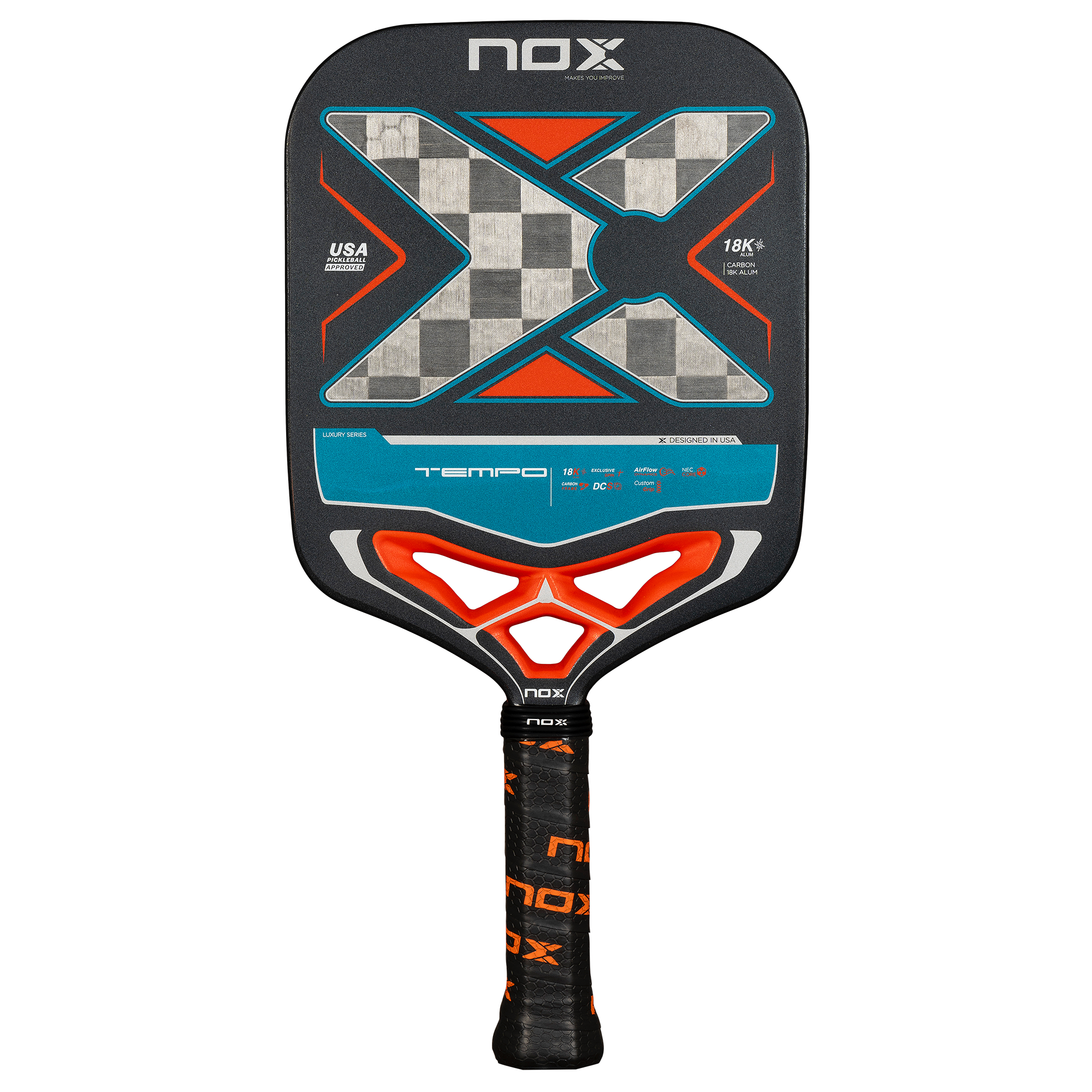 NOX LUXURY TEMPO 18K ALUM-CARBON PickleBall racket