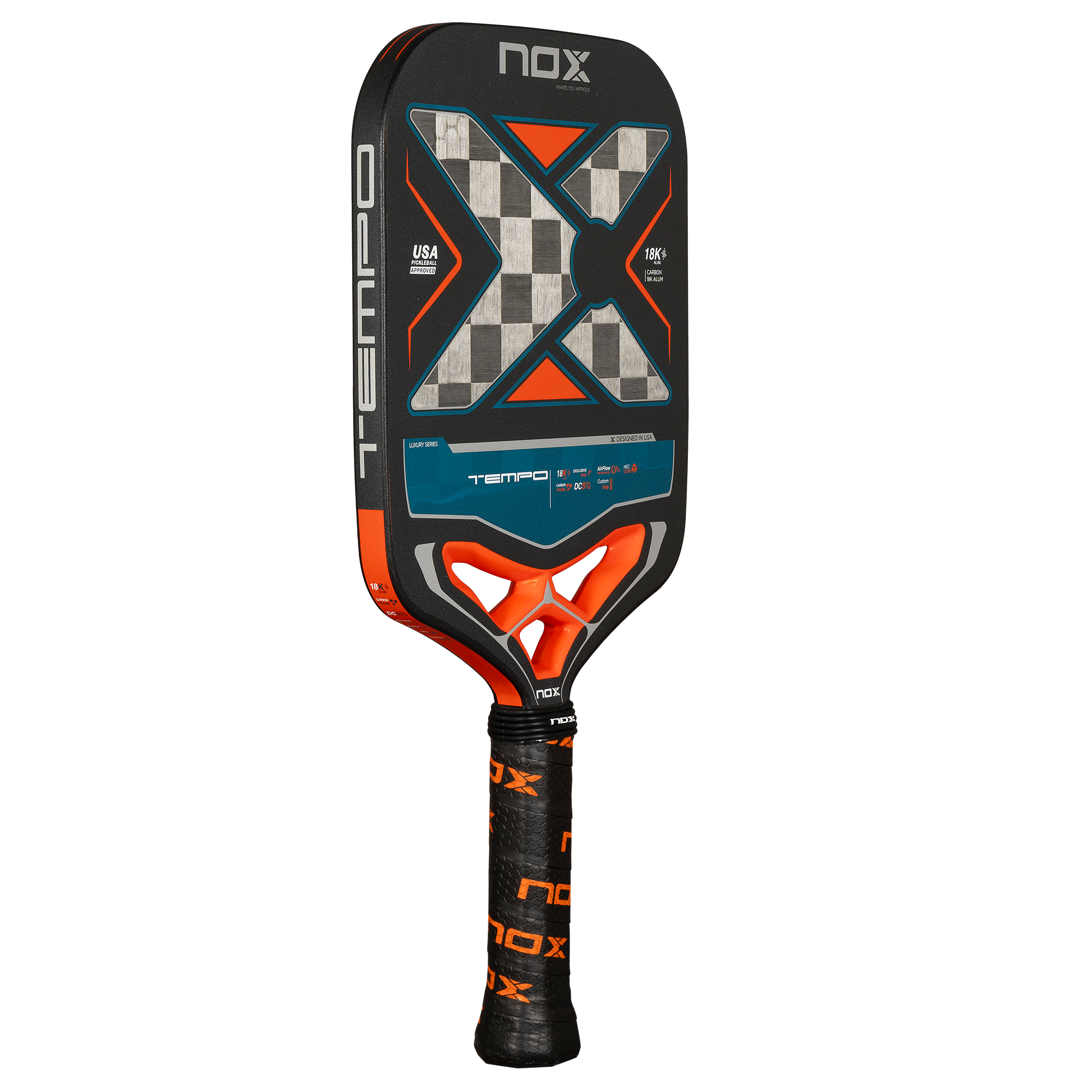 NOX LUXURY TEMPO 18K ALUM-CARBON PickleBall racket