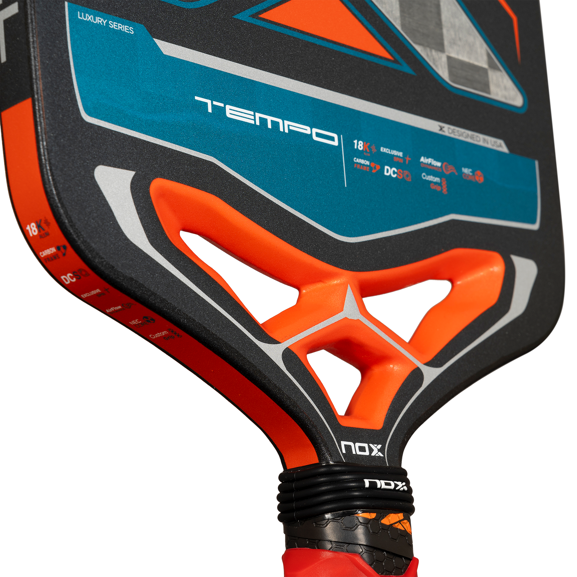 NOX LUXURY TEMPO 18K ALUM-CARBON PickleBall racket