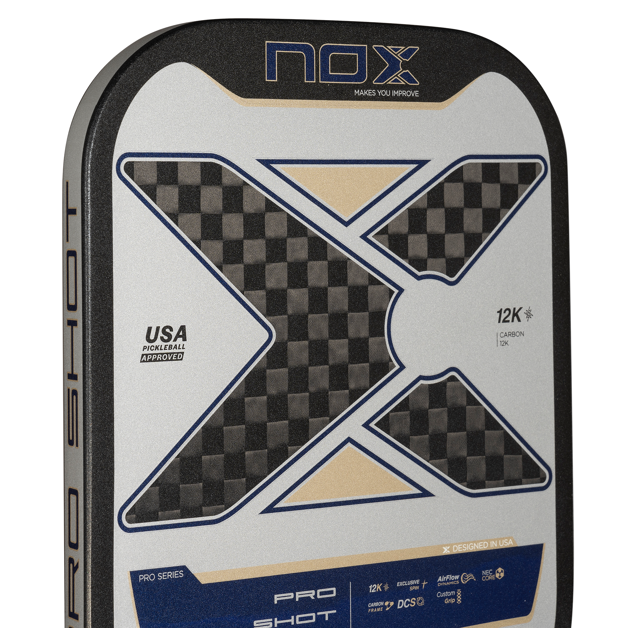PickleBall racket NOX PRO SHOT RACKET 12K CARBON