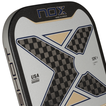 PickleBall raketė NOX PRO SHOT RACKET 12K CARBON