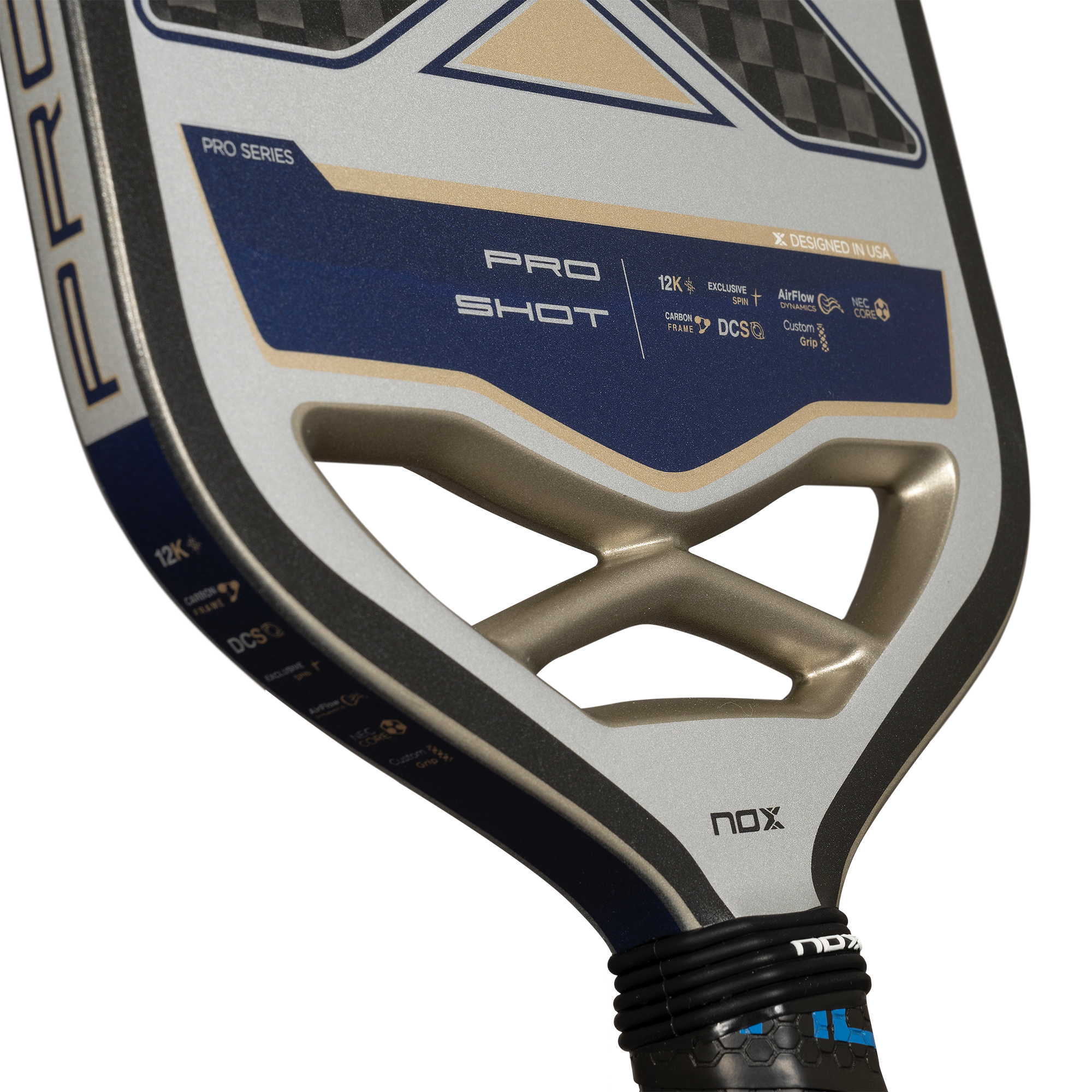 PickleBall racket NOX PRO SHOT RACKET 12K CARBON