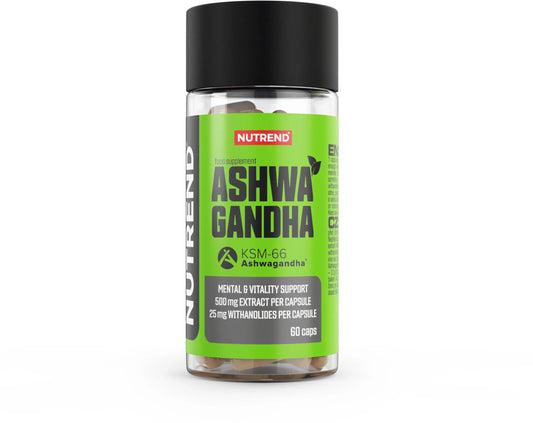 NUTREND ASHWAGANDHA (natūrali ašvaganda)