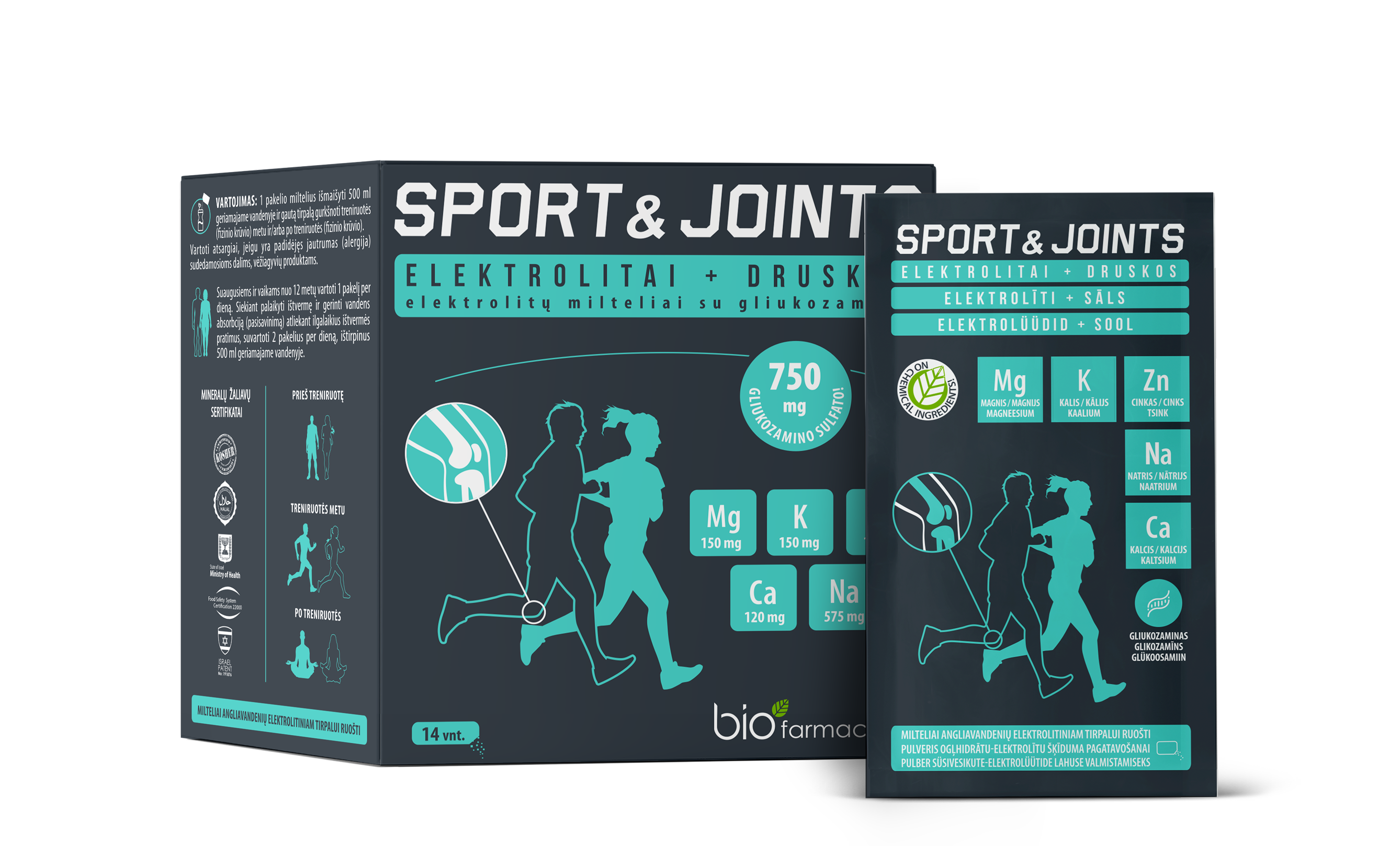 Biofarmacija SPORT&JOINTS (14 pakelių)