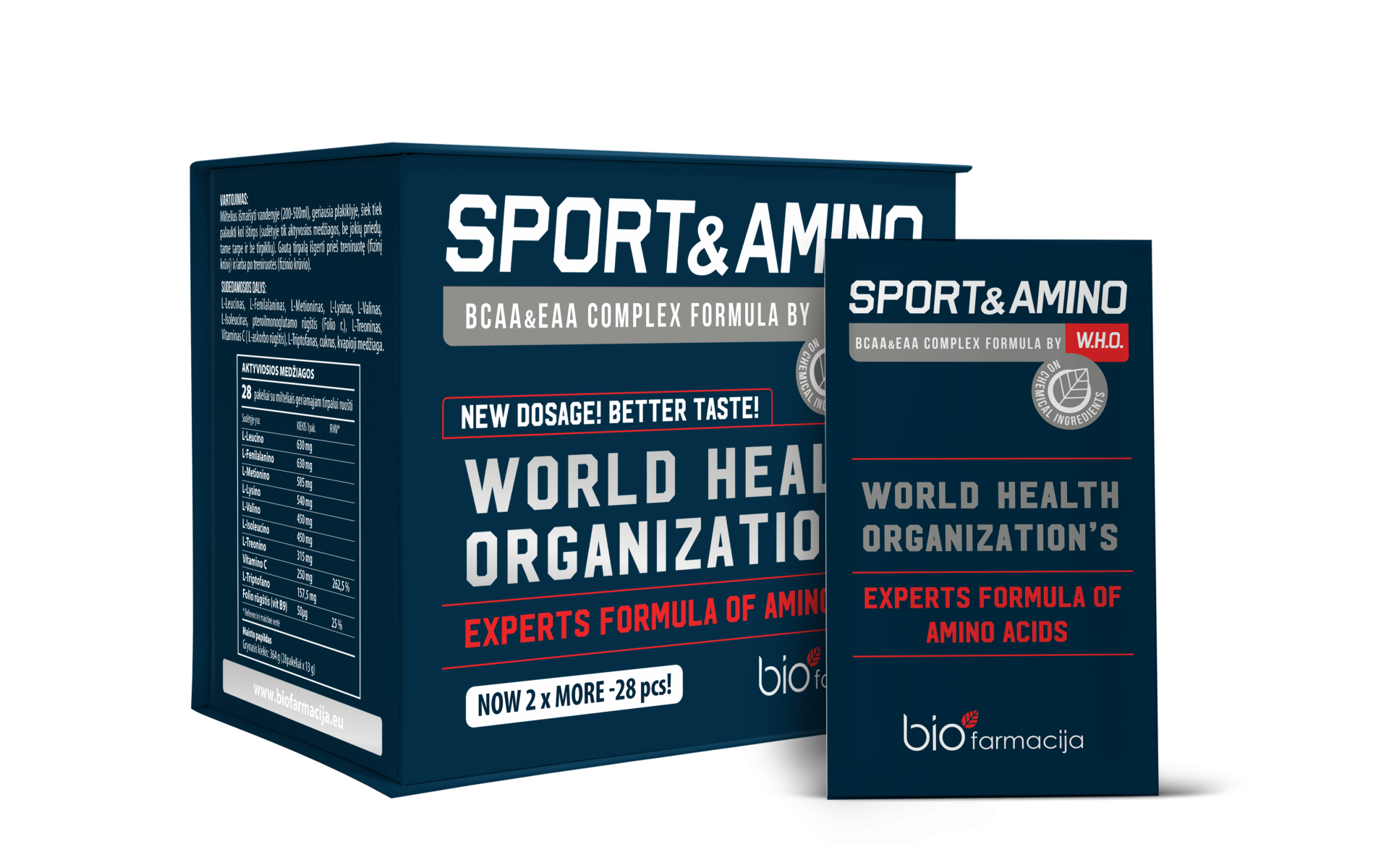 SPORT&amp;AMINO WHO (28 packets)