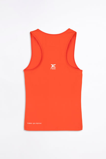 Marškinėliai moterims NOX TEAM TOP Red