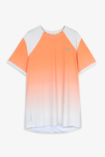 Padelio marškinėliai vyrams NOX PRO T-Shirt Orange Degraded