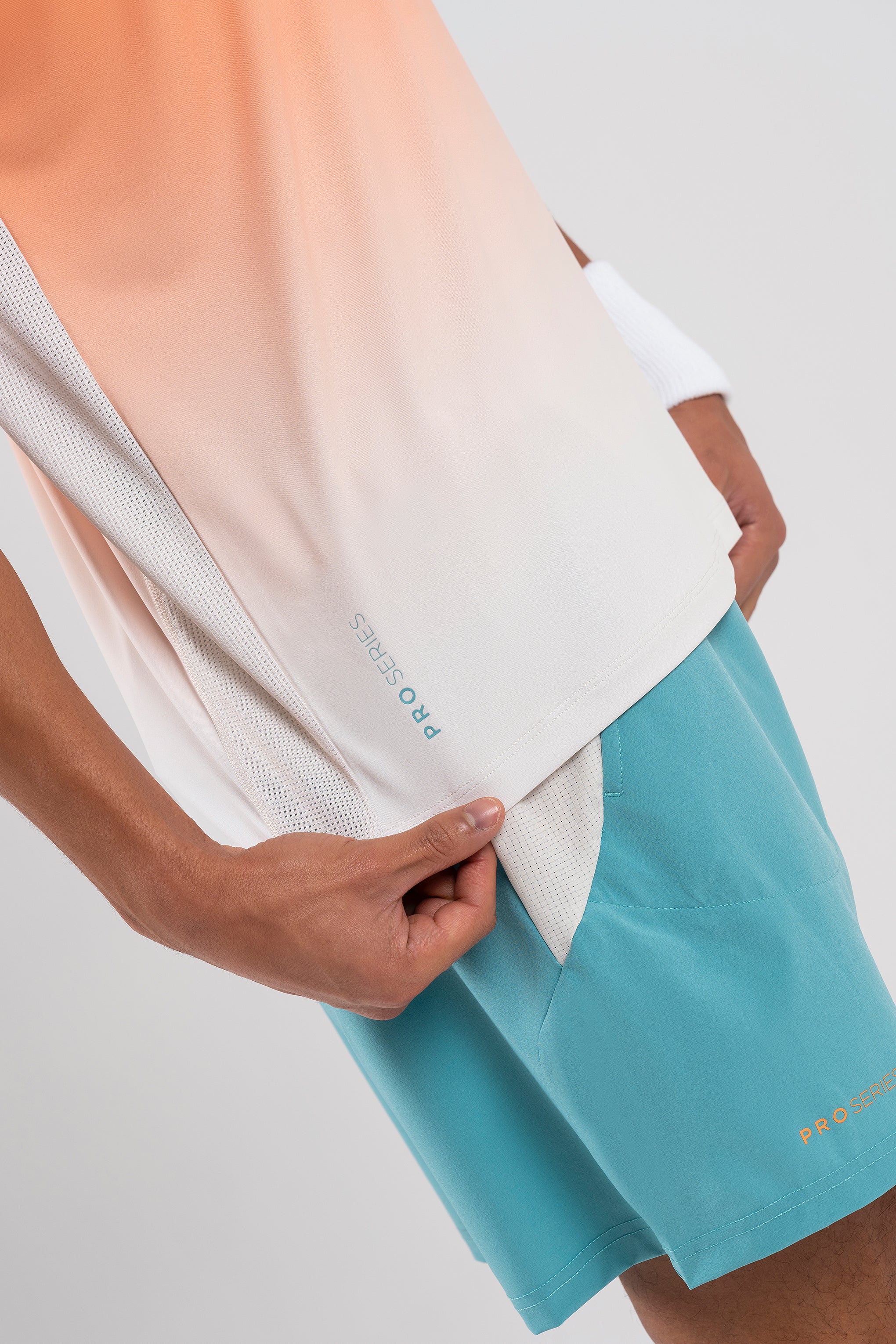 Men's NOX PRO T-Shirt Orange Degraded