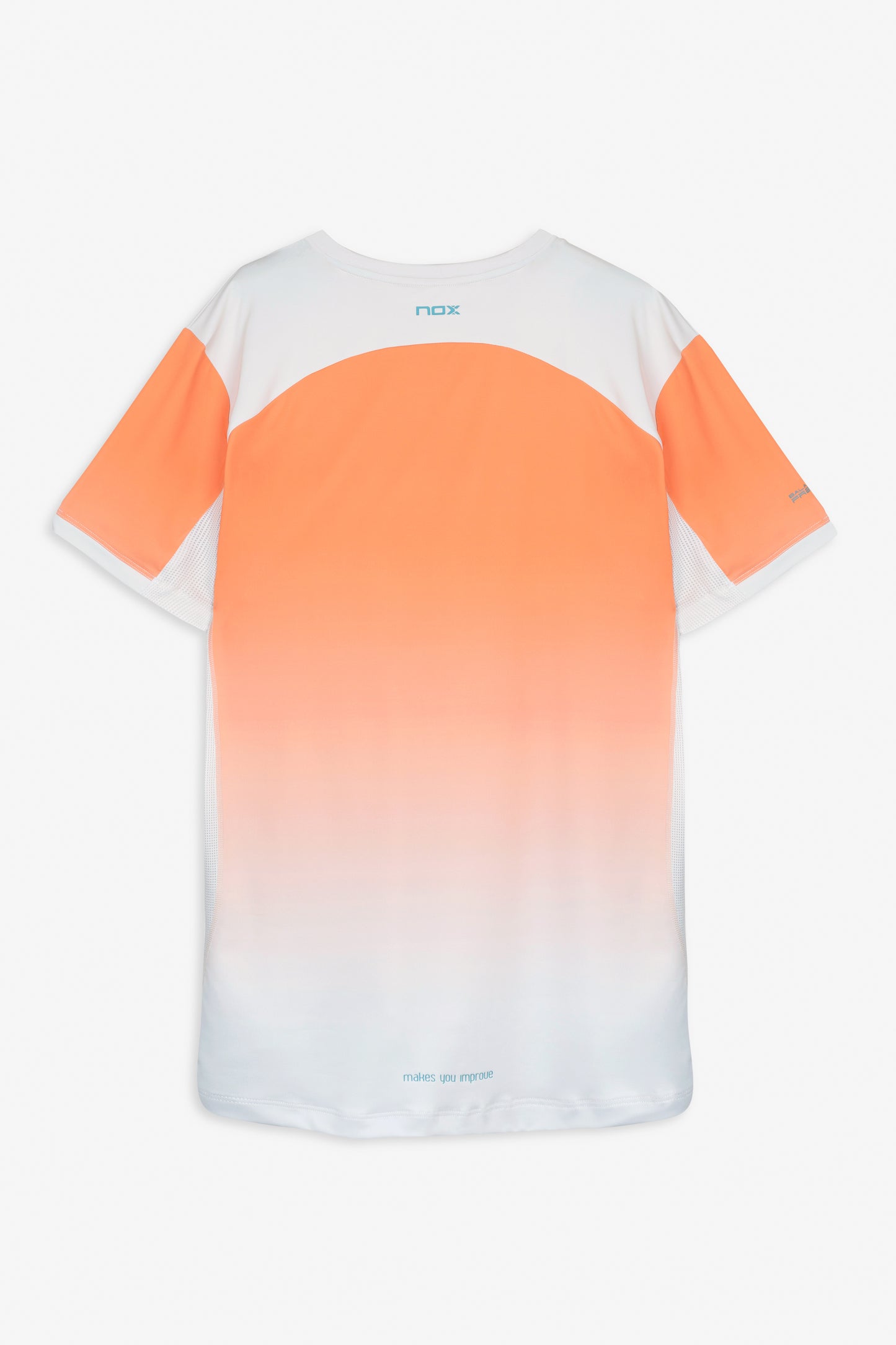 Padelio marškinėliai vyrams NOX PRO T-Shirt Orange Degraded