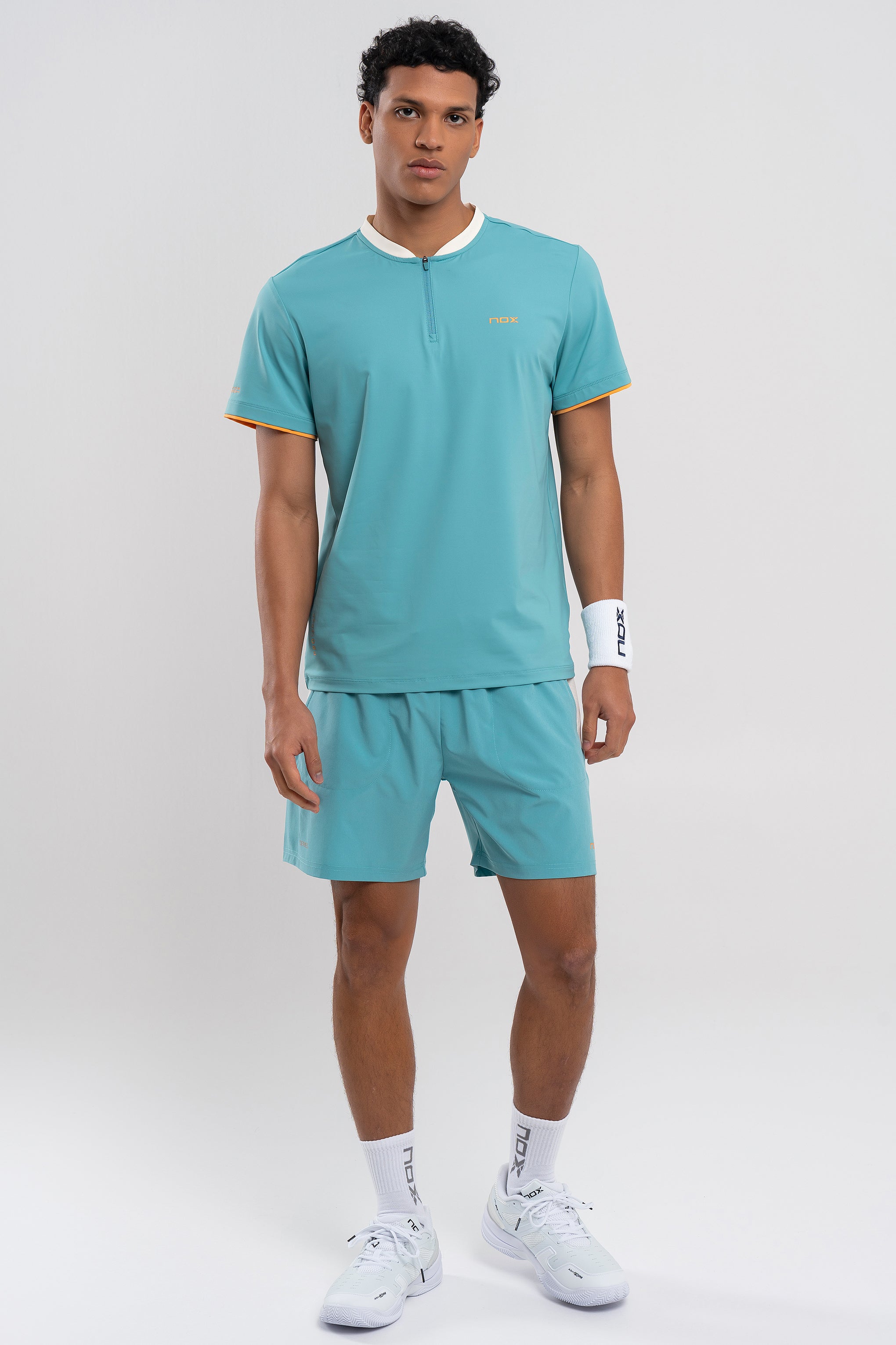 Men's polo shirt NOX PRO POLO T-Shirt Dusty Turquoise