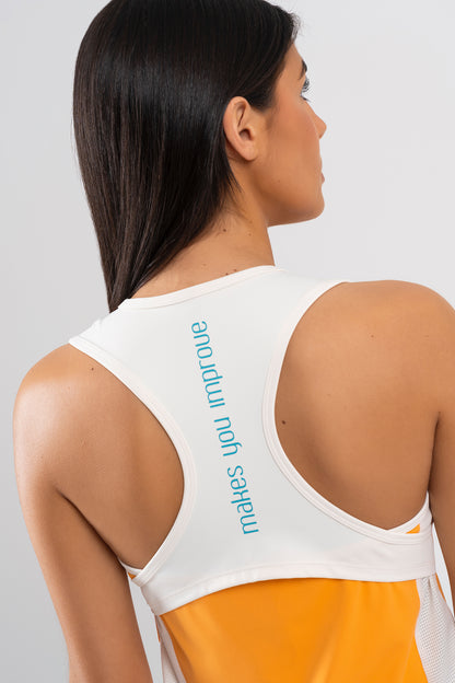 Women's tank top NOX PRO TOP Tank Mock Orange