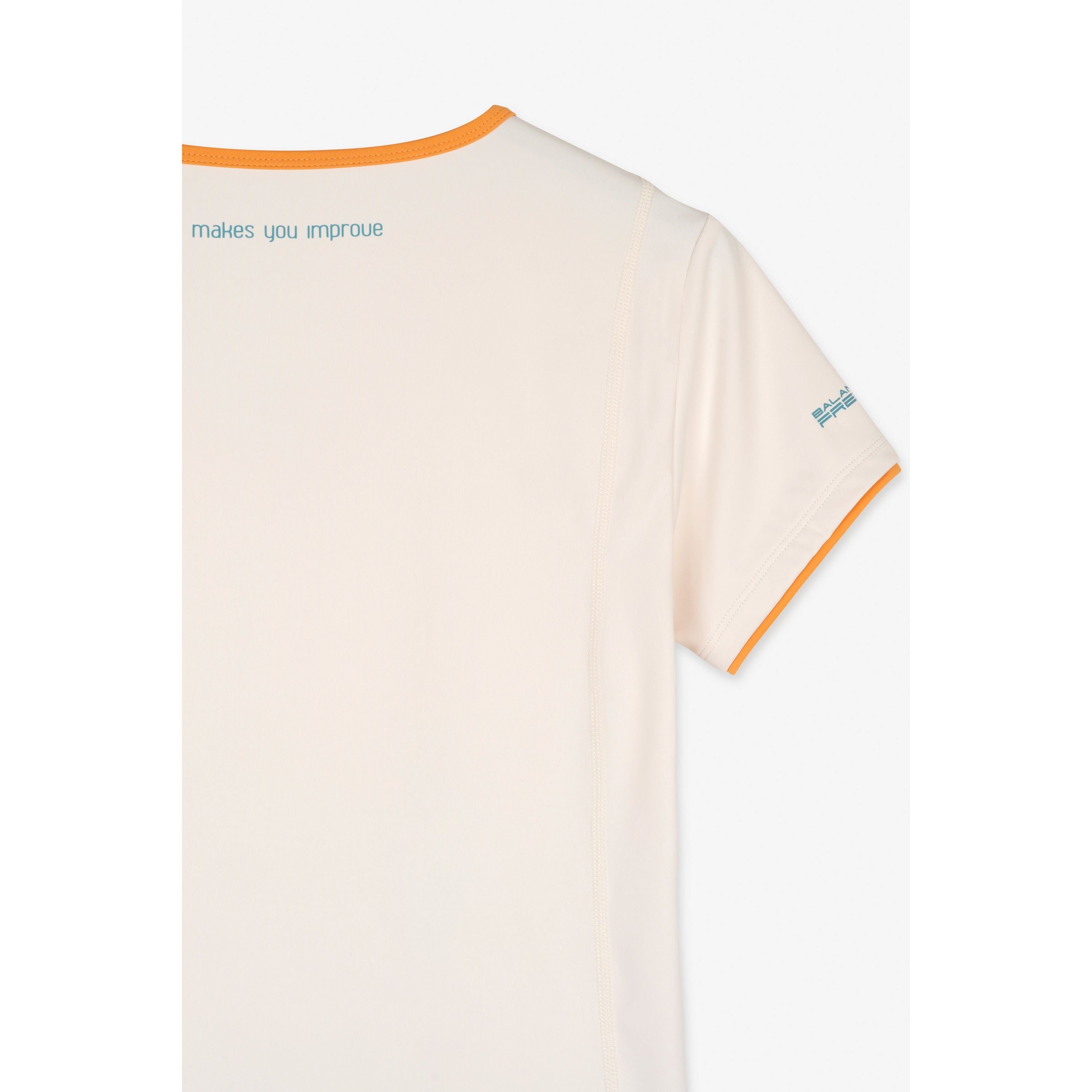 Women's padel shirt NOX PRO Top (sp. Vanilla Ice)