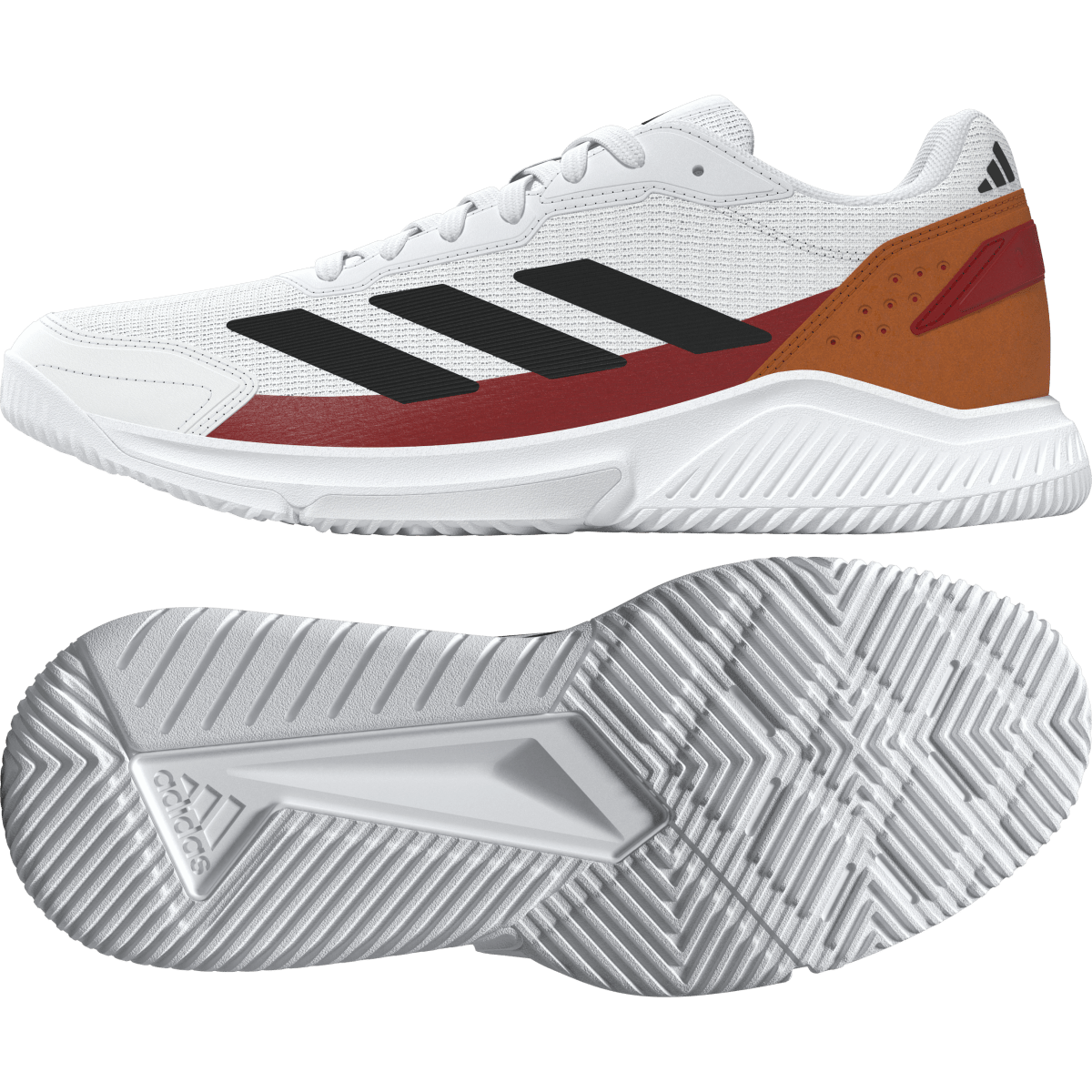 Padelio batai ADIDAS CourtQuick White/Orange (41)
