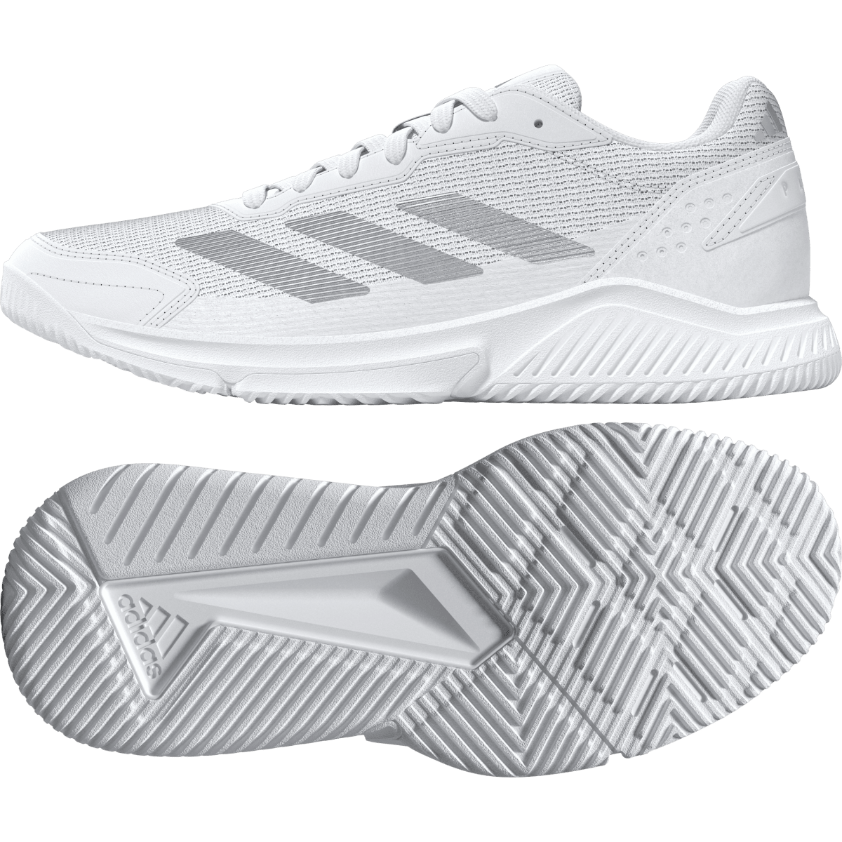 Padelio batai ADIDAS CourtQuick White/Silver (37,5)