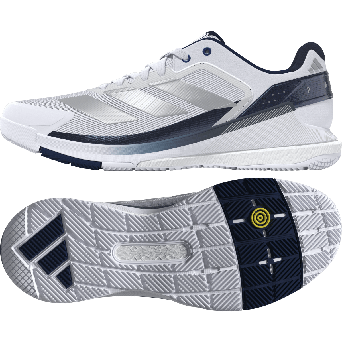 Padelio batai ADIDAS Crazyquick Boost White/Blue (44)