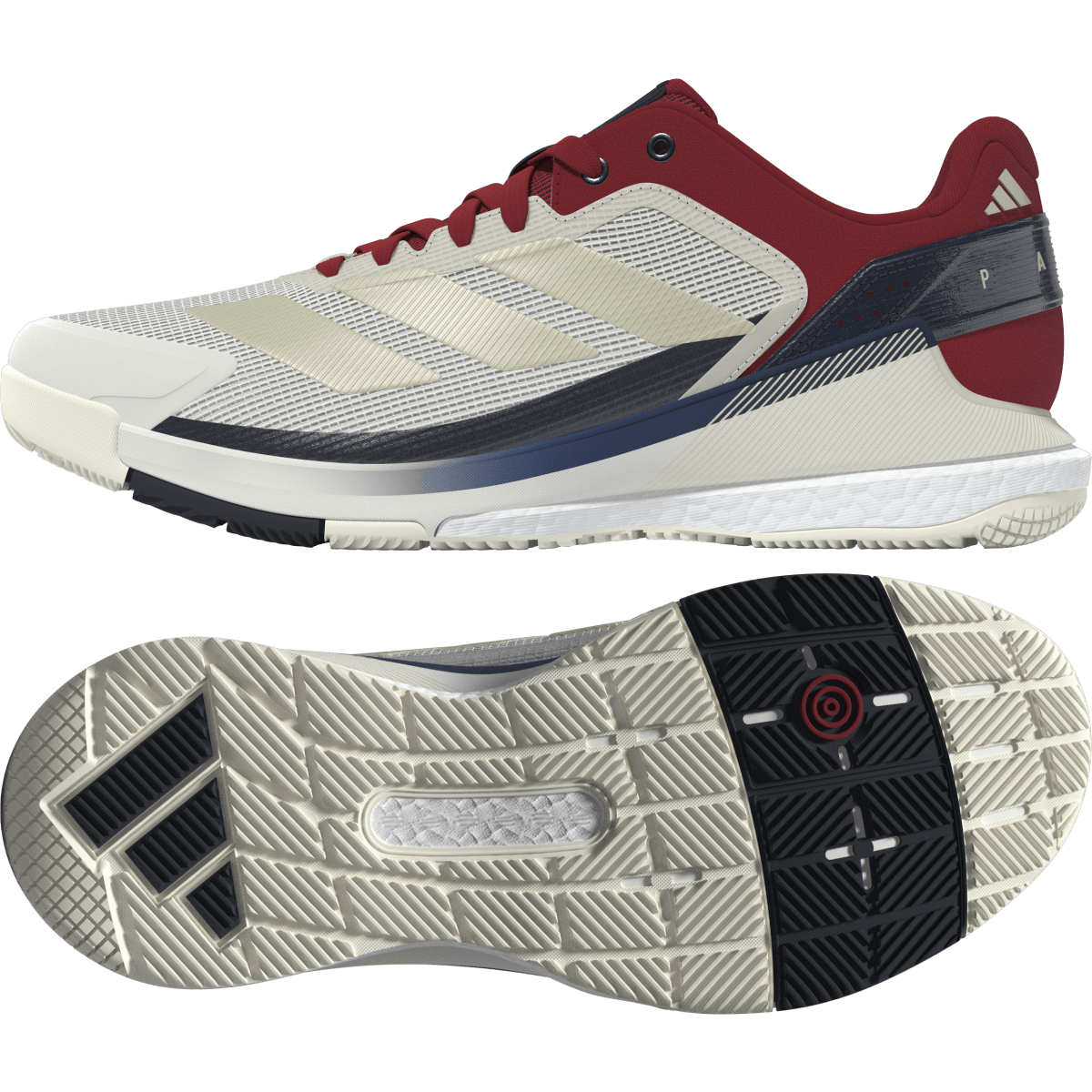 Padelio batai ADIDAS Crazyquick Boost Light Grey (42)