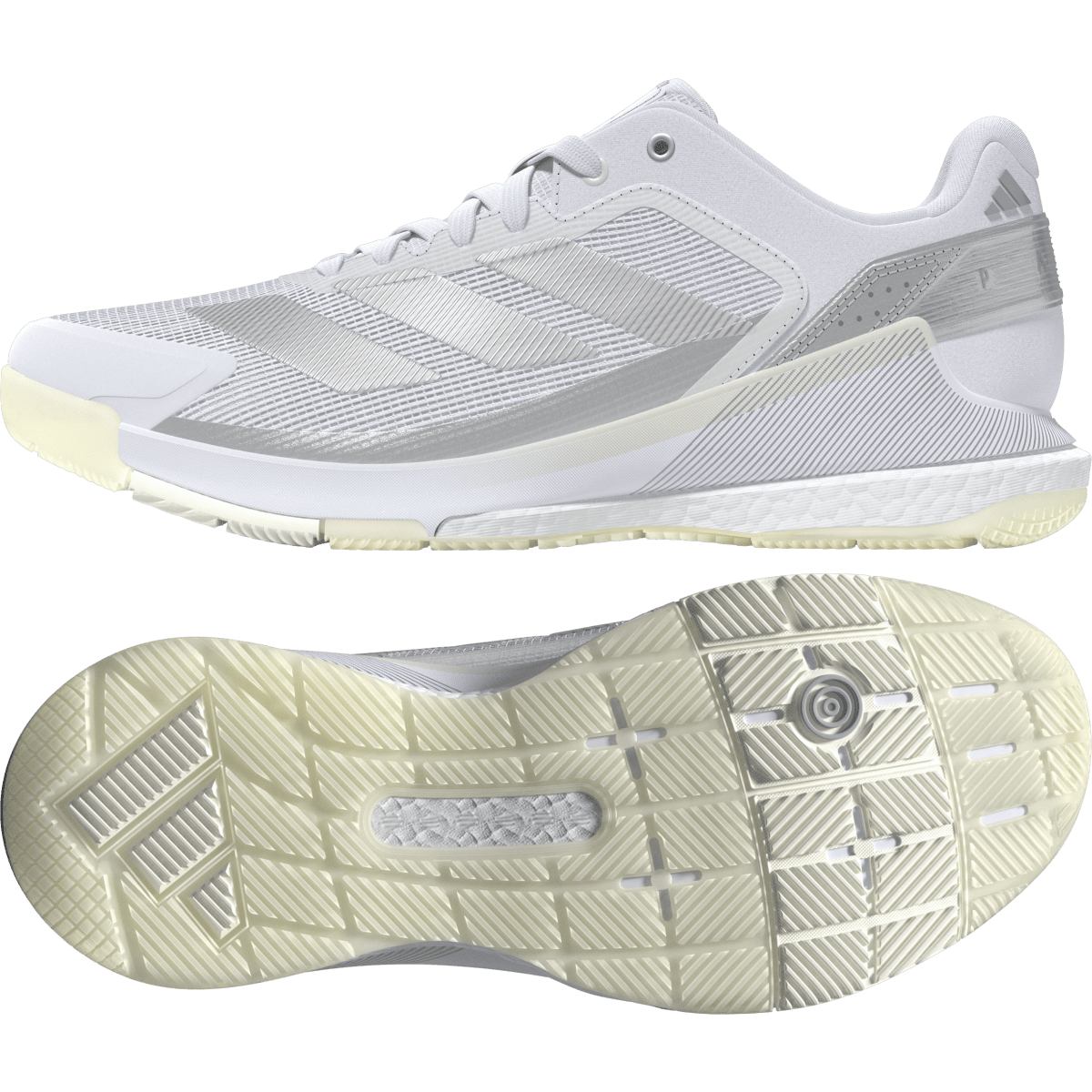 Padelio batai ADIDAS Crazyquick Boost White / Silver (40)